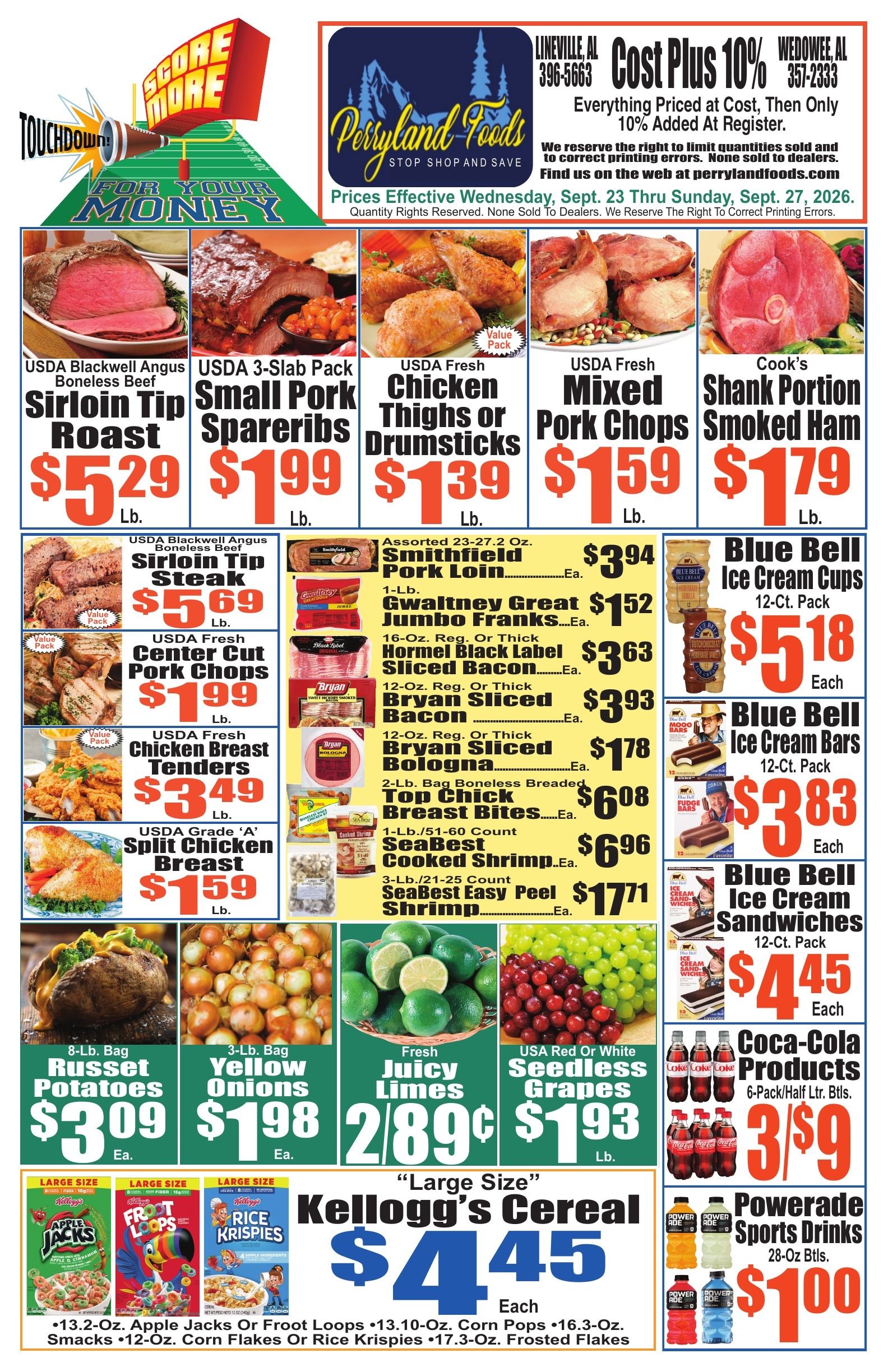 Perryland Foods Weekly Ad September 23 - 27, 2026