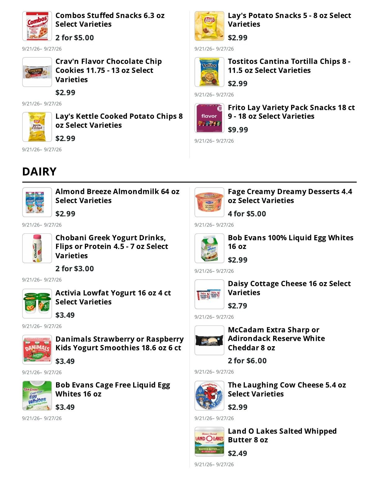 Kingdom Market Weekly Ad September 21 - 27, 2026