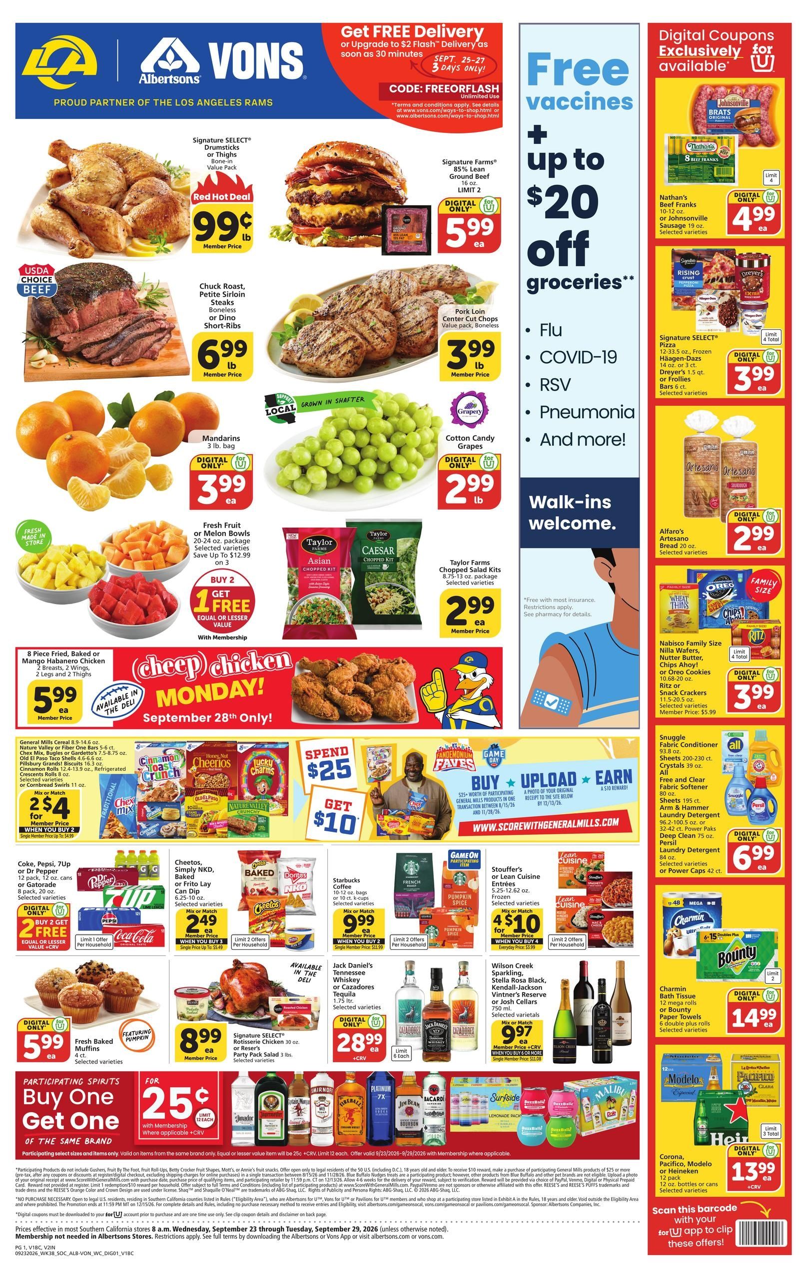 Albertsons Weekly Ad September 23 - 29, 2026