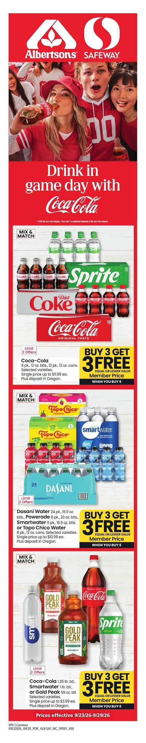 Albertsons (Beavercreek Area, OR) Weekly Ad September 23 - 29, 2026