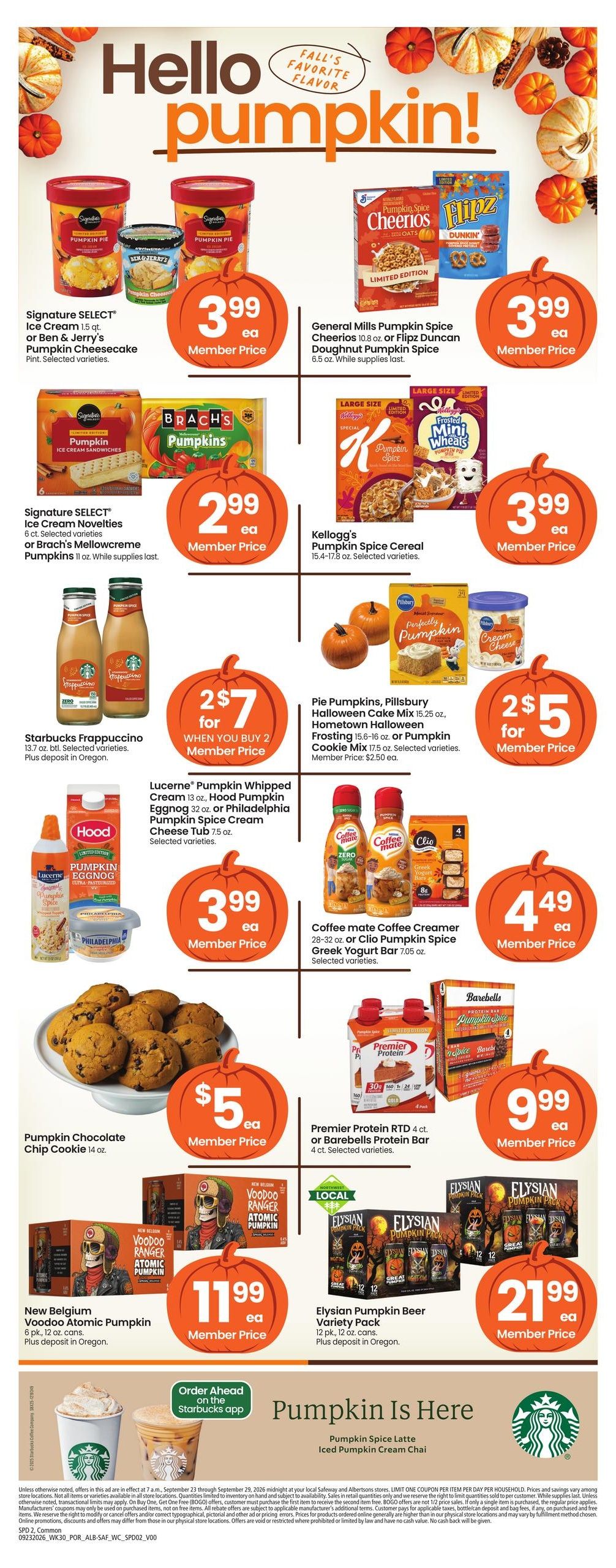 Albertsons (Beavercreek Area, OR) Weekly Ad September 23 - 29, 2026