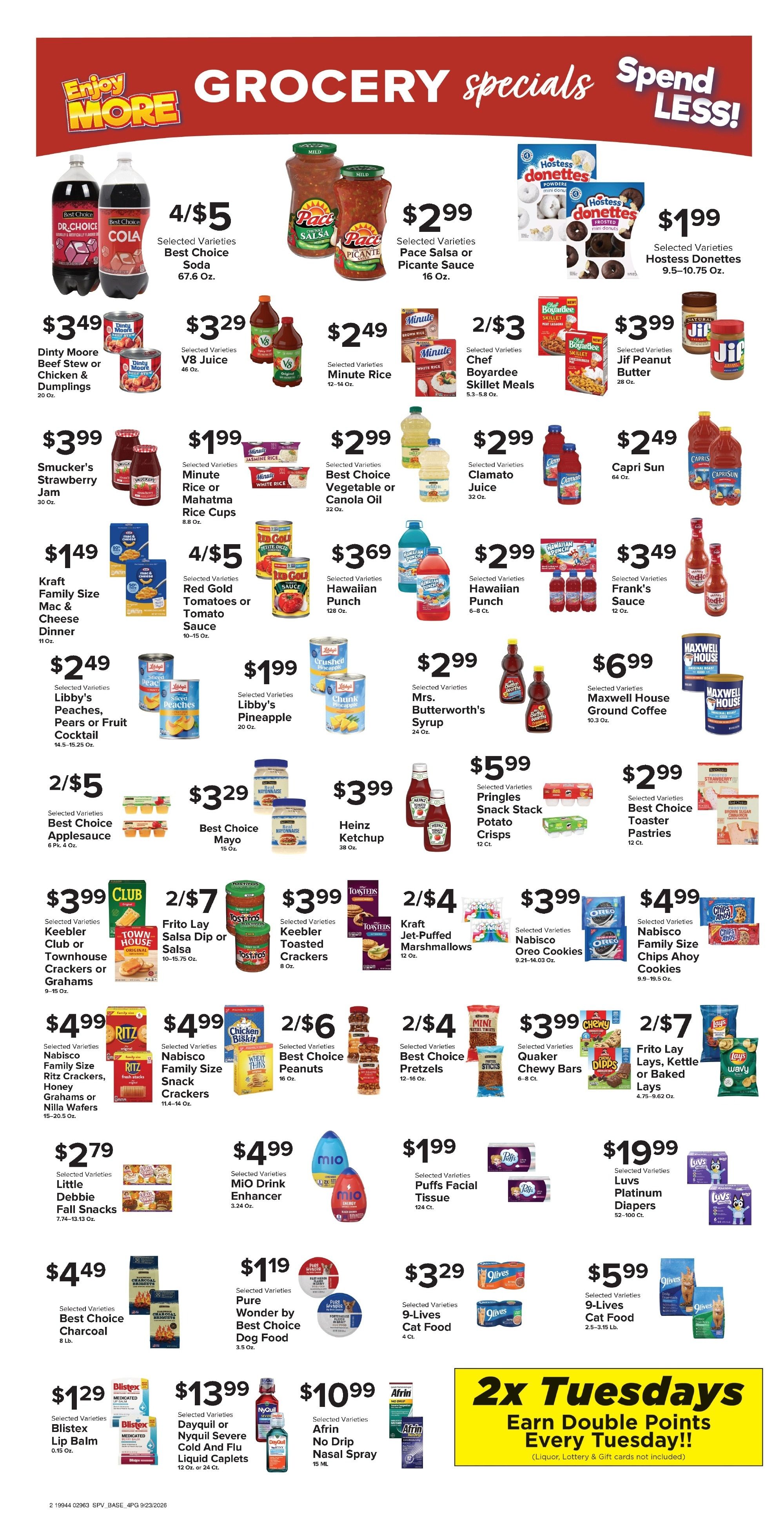 Your Country Mart Weekly Ad September 23 - 29, 2026