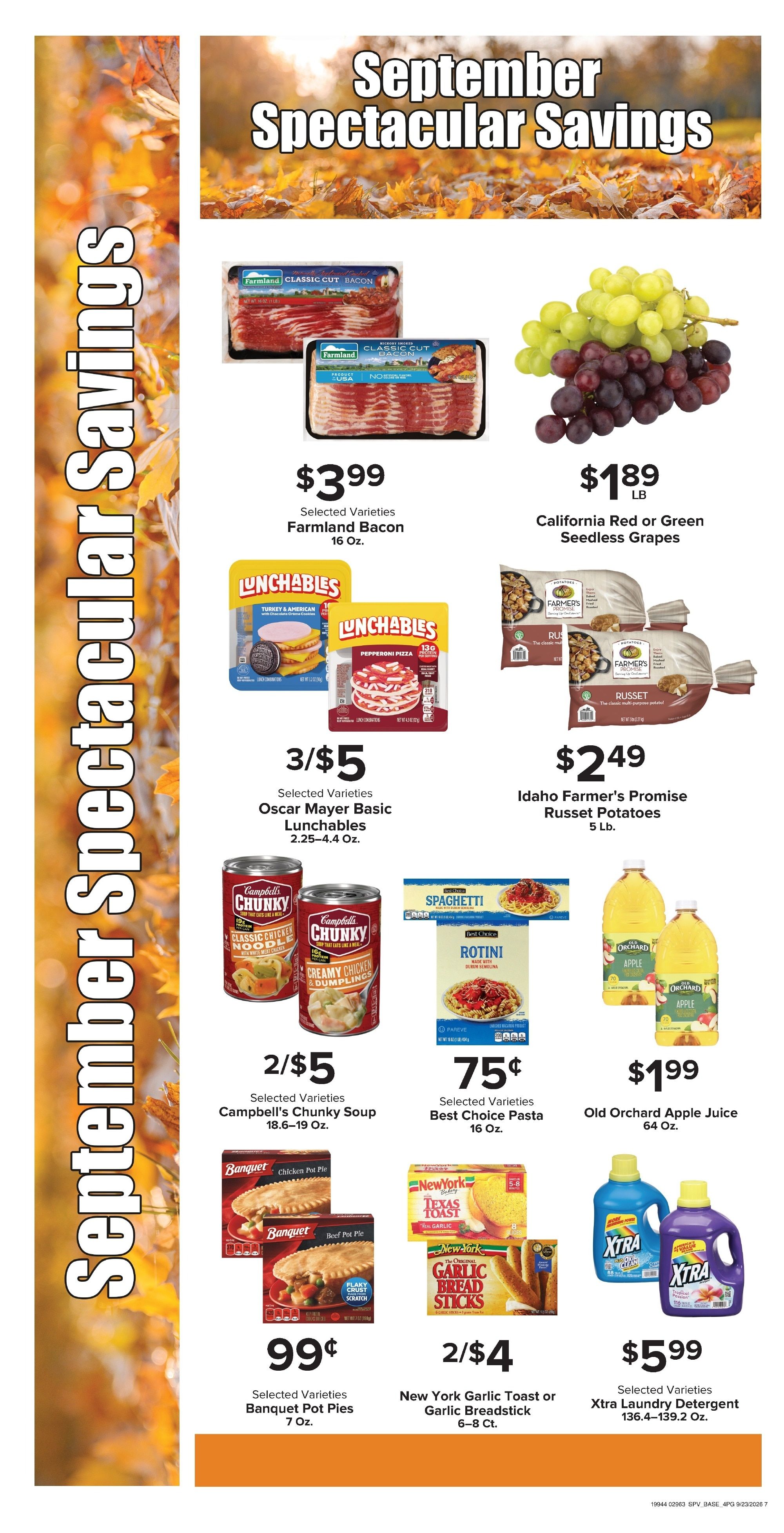 Your Country Mart Weekly Ad September 23 - 29, 2026