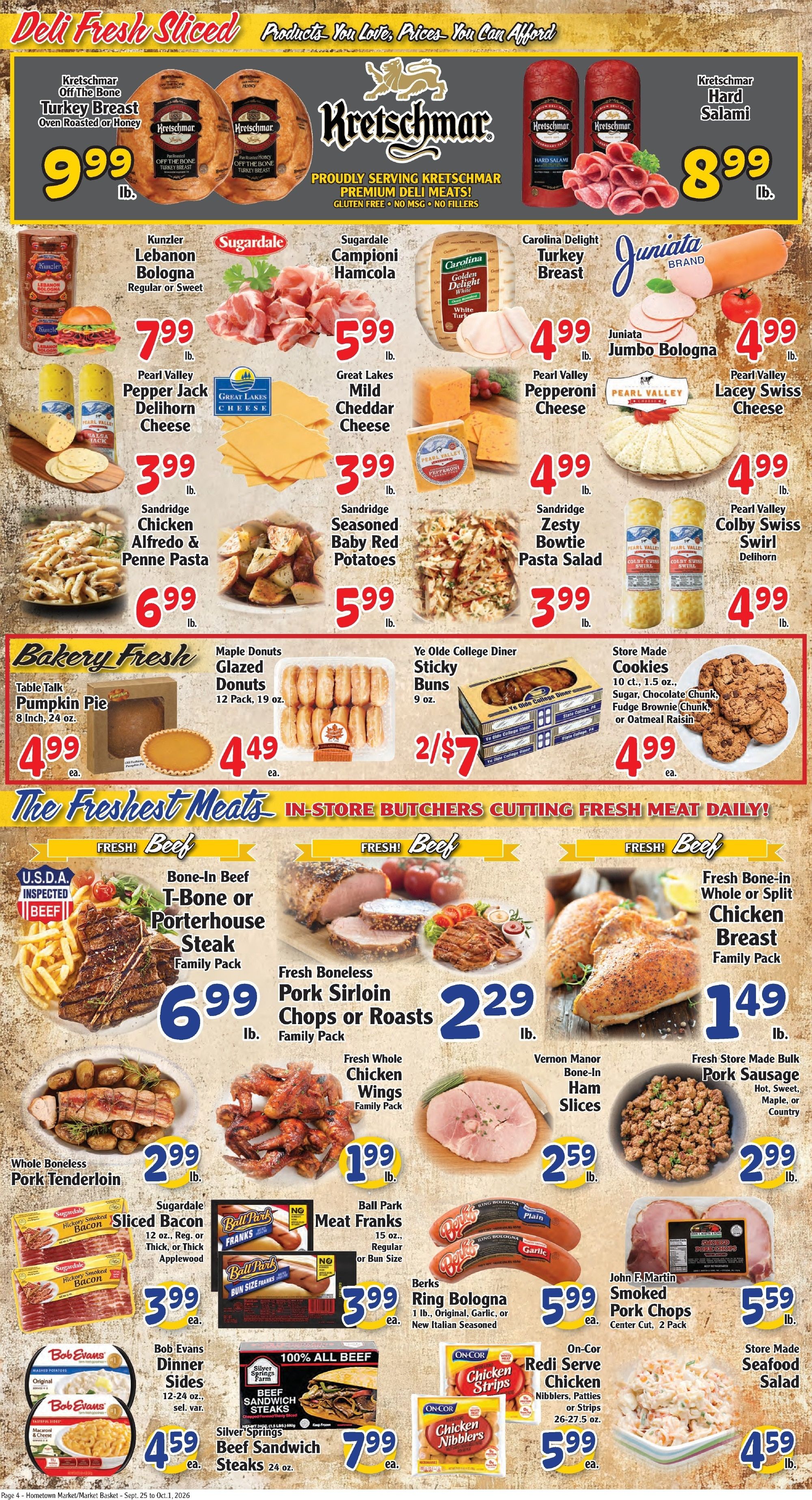 Market Basket Pennsylvania Weekly Ad September 25 - October 1, 2026