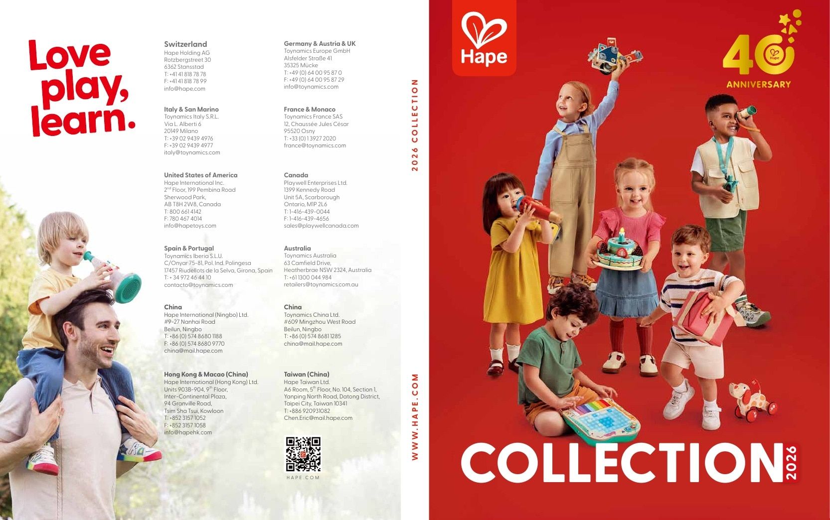 Hape Annual Toys Catalog Weekly Ad January 1 - December 31, 2026