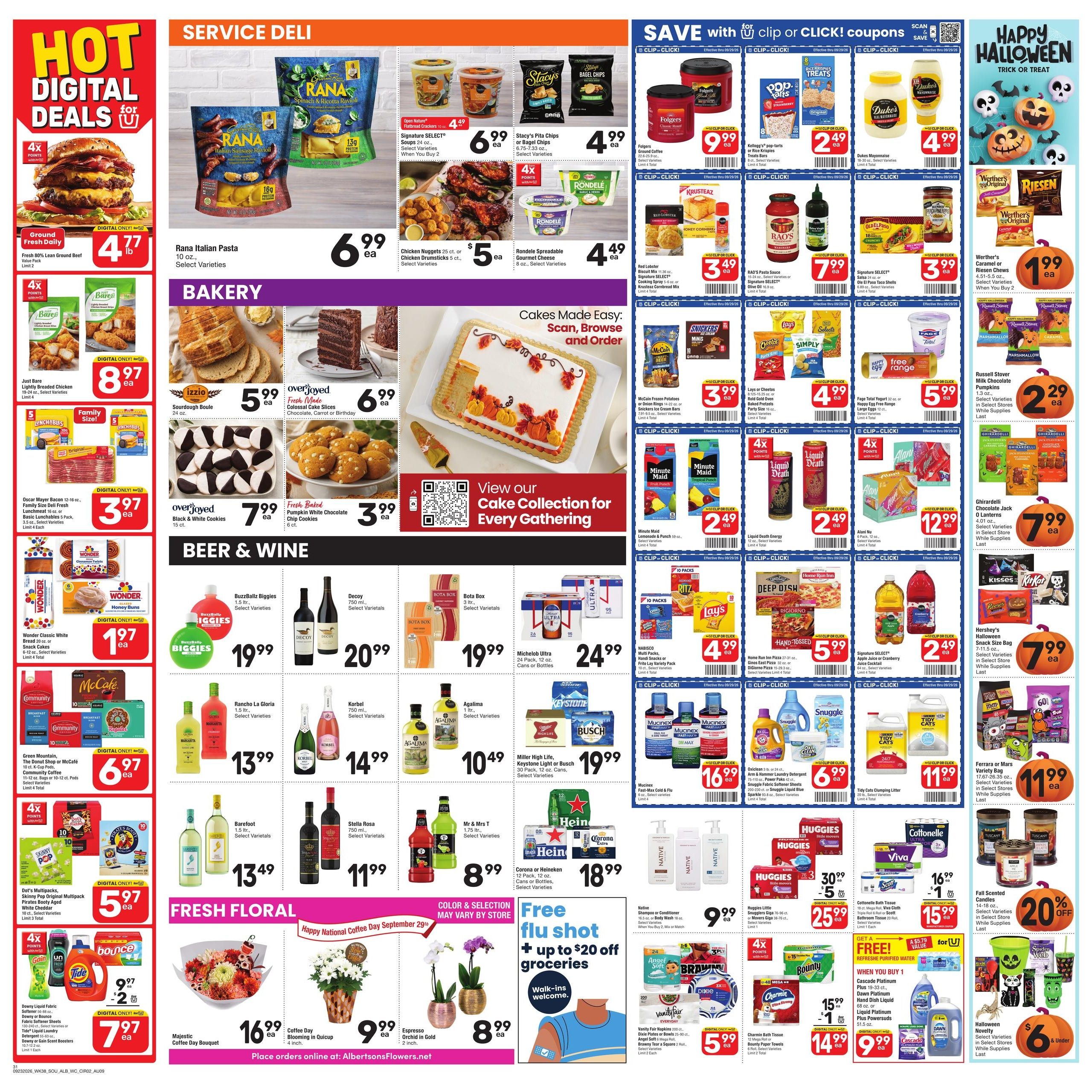 Albertsons (Ardmore Area, OK) Weekly Ad September 23 - 29, 2026