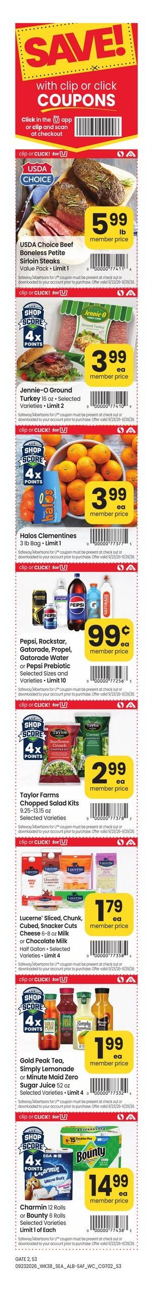 Albertsons (Athena Area, OR) Weekly Ad September 23 - 29, 2026