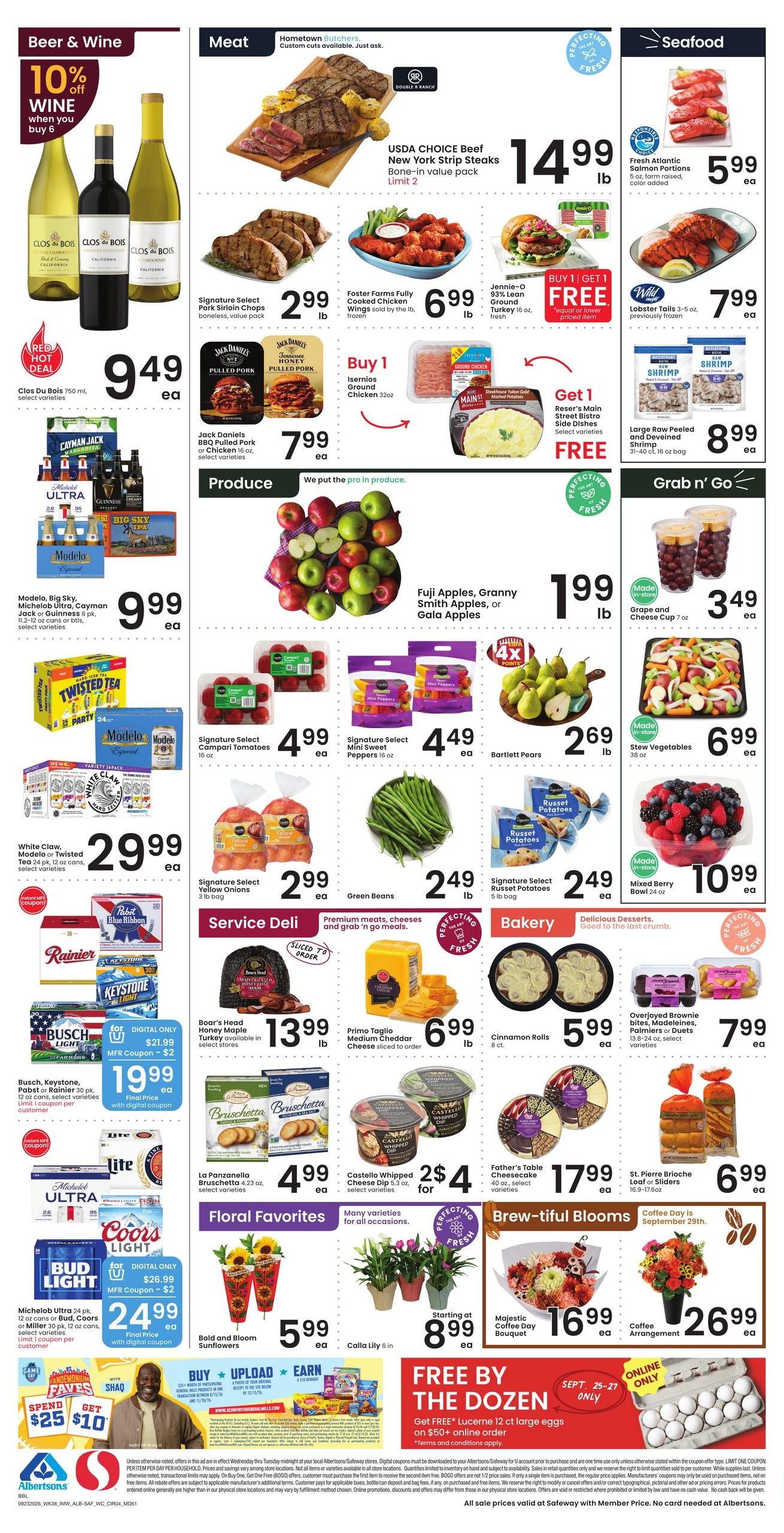 Albertsons Weekly Ad September 23 - 29, 2026