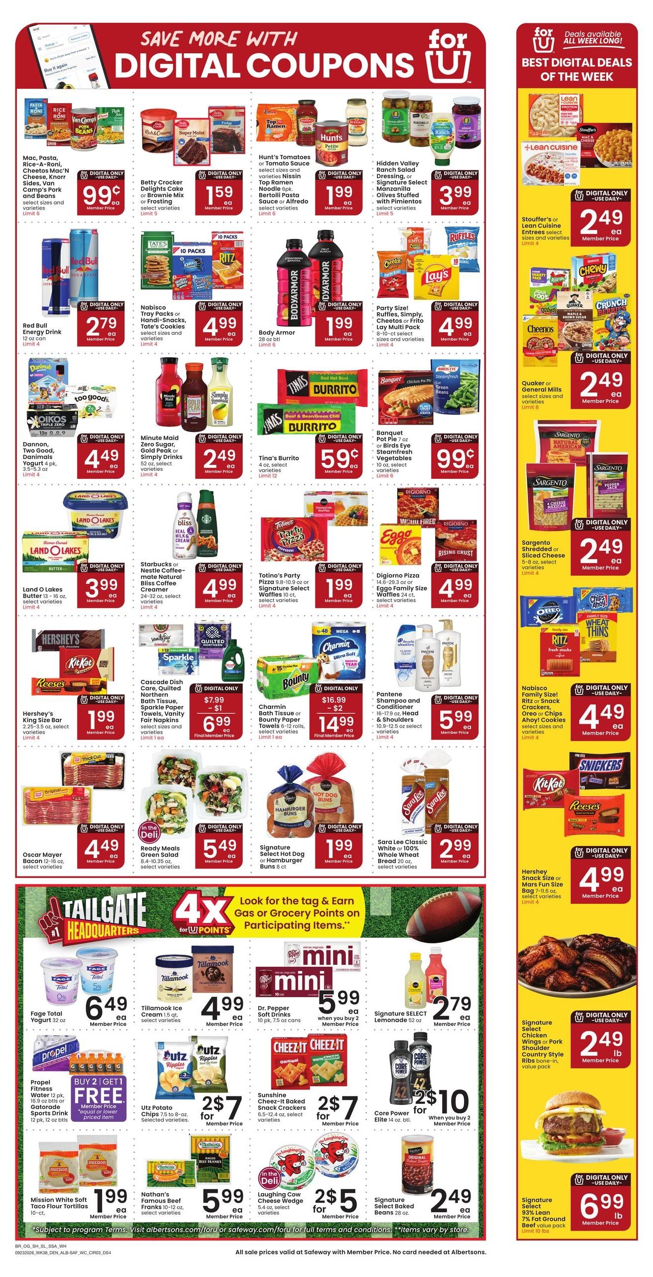 Albertsons (Buffalo Area, WY) Weekly Ad September 23 - 29, 2026