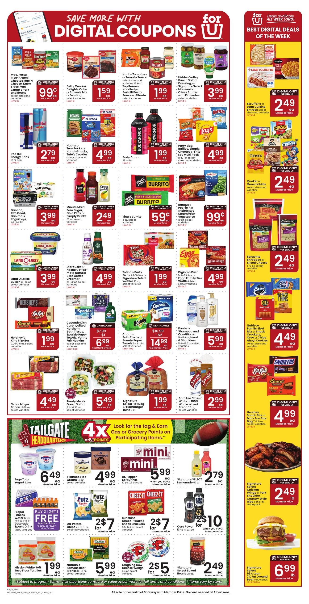 Albertsons (Casper Area, WY) Weekly Ad September 23 - 29, 2026