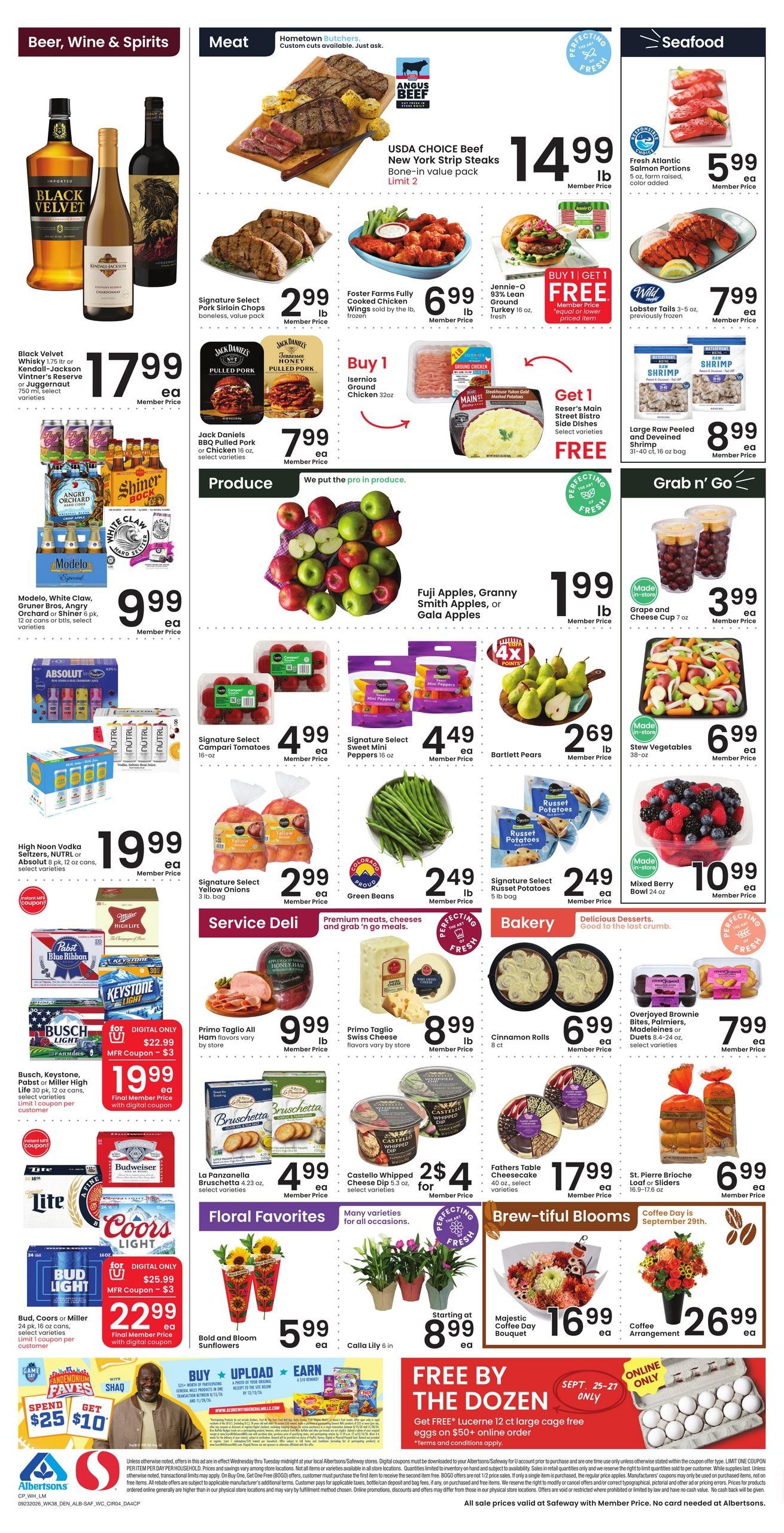 Albertsons (Casper Area, WY) Weekly Ad September 23 - 29, 2026