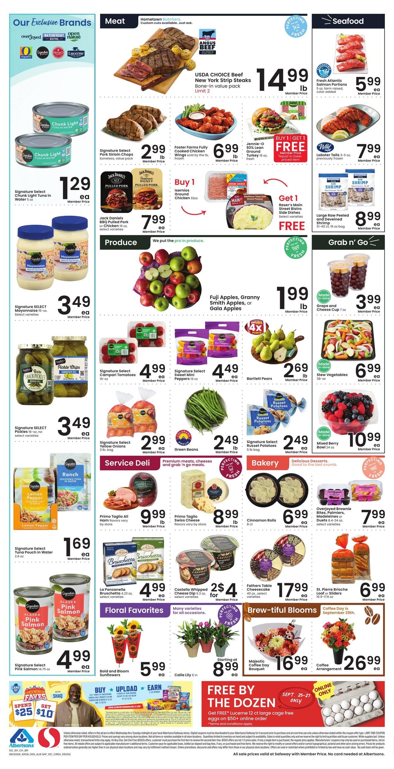 Albertsons (Cheyenne Area, WY) Weekly Ad September 23 - 29, 2026