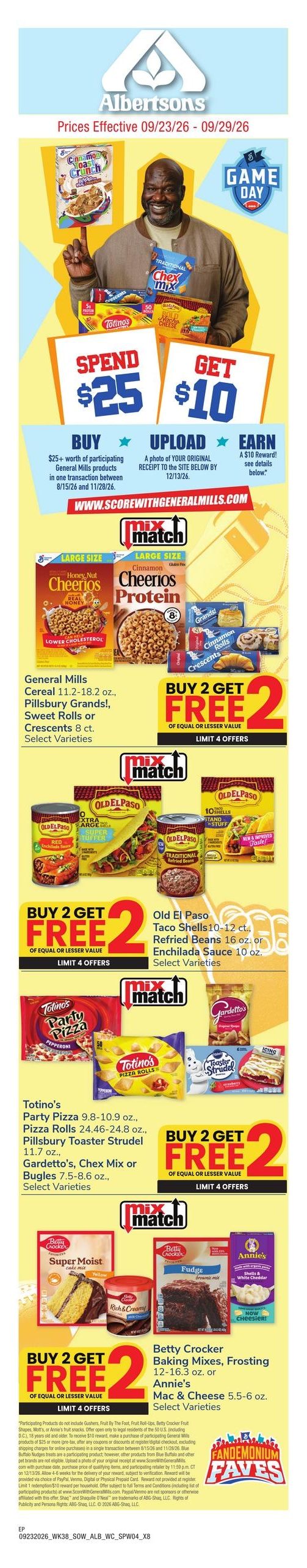 Albertsons (El Paso Area, TX) Weekly Ad September 23 - 29, 2026