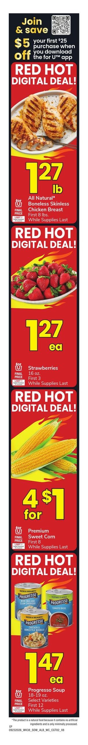 Albertsons (El Paso Area, TX) Weekly Ad September 23 - 29, 2026