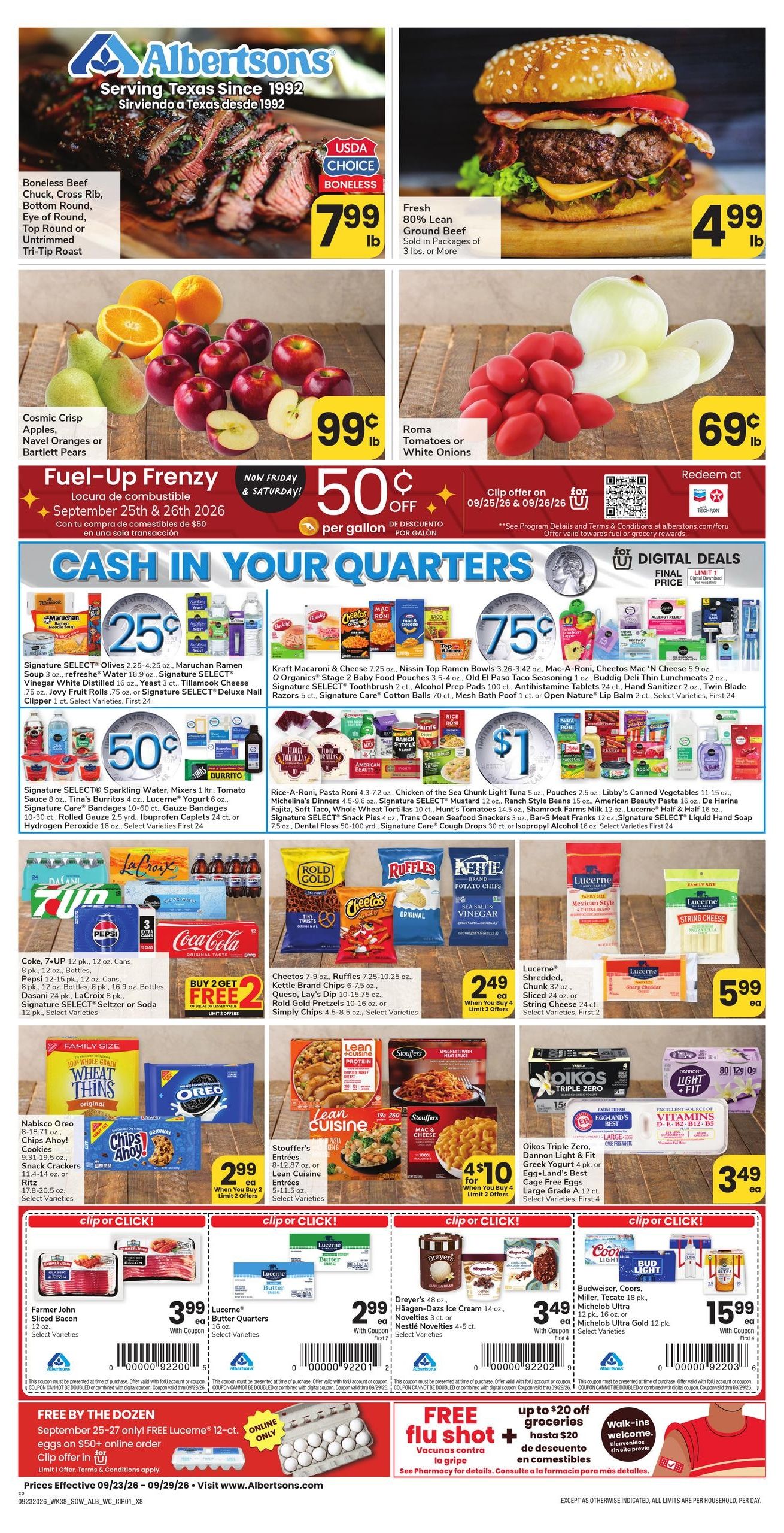 Albertsons (El Paso Area, TX) Weekly Ad September 23 - 29, 2026