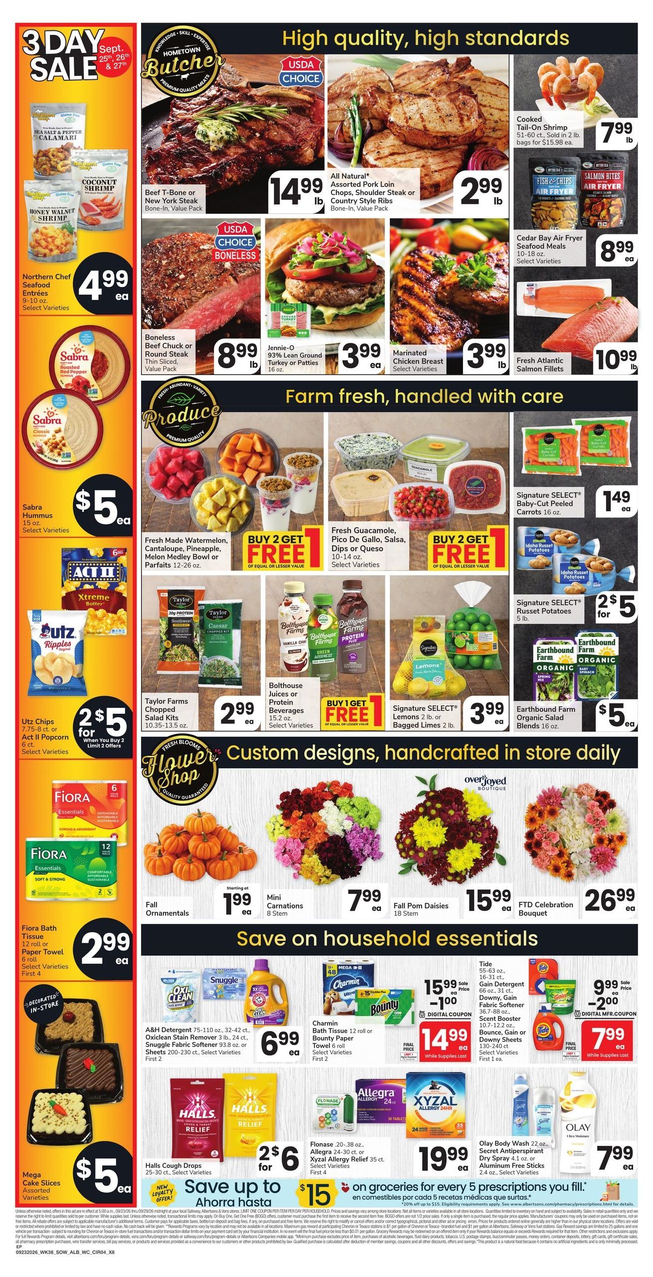 Albertsons (El Paso Area, TX) Weekly Ad September 23 - 29, 2026