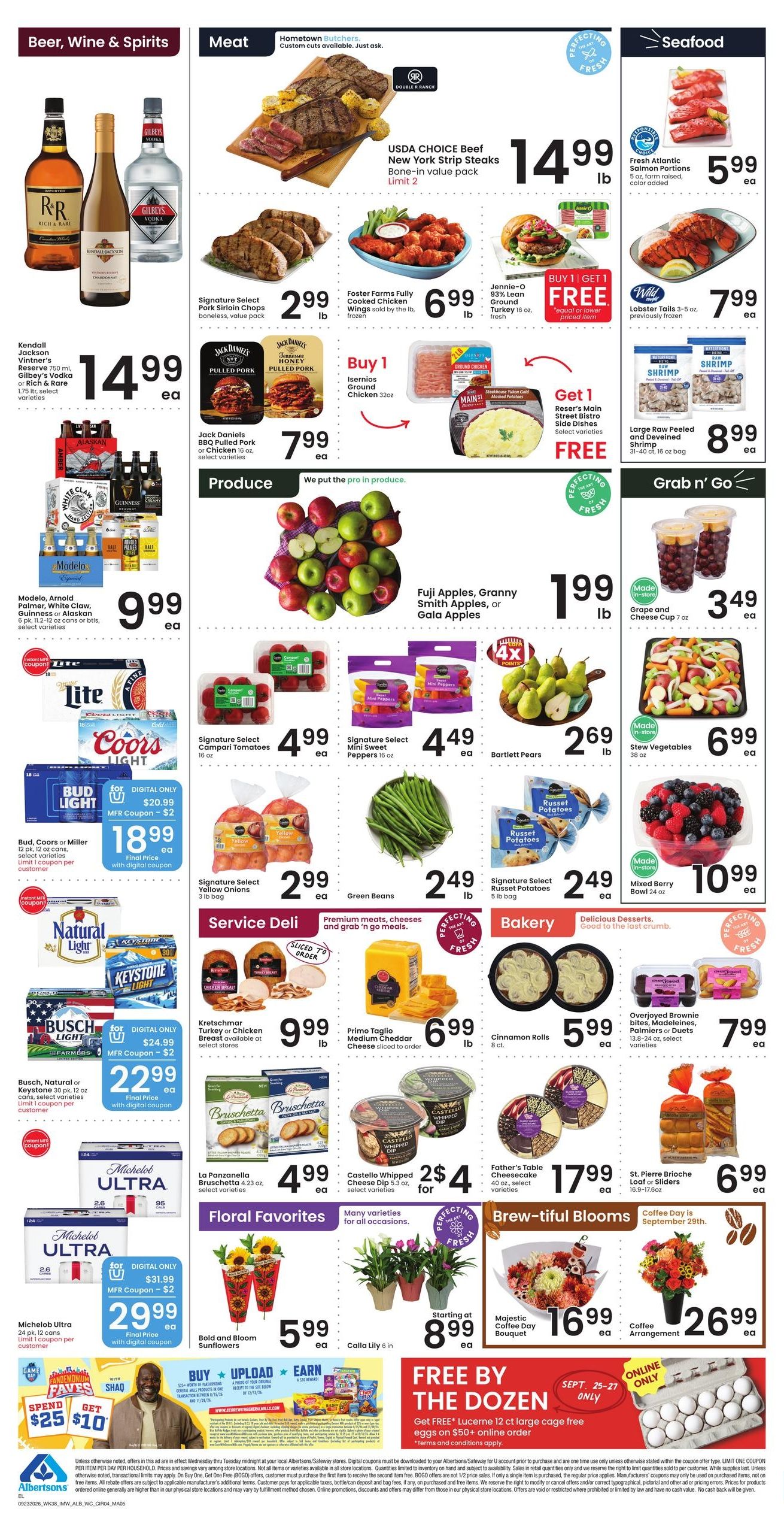Albertsons (Elko Area, NV) Weekly Ad September 23 - 29, 2026