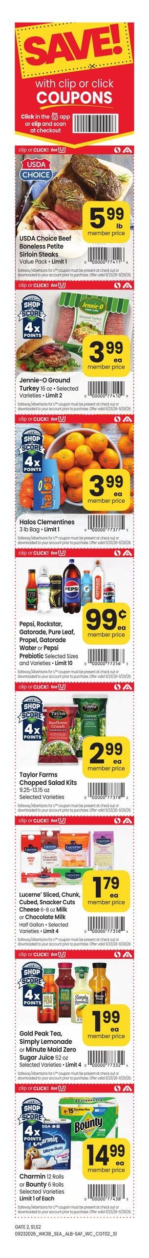 Albertsons (Everett Area, WA) Weekly Ad September 23 - 29, 2026