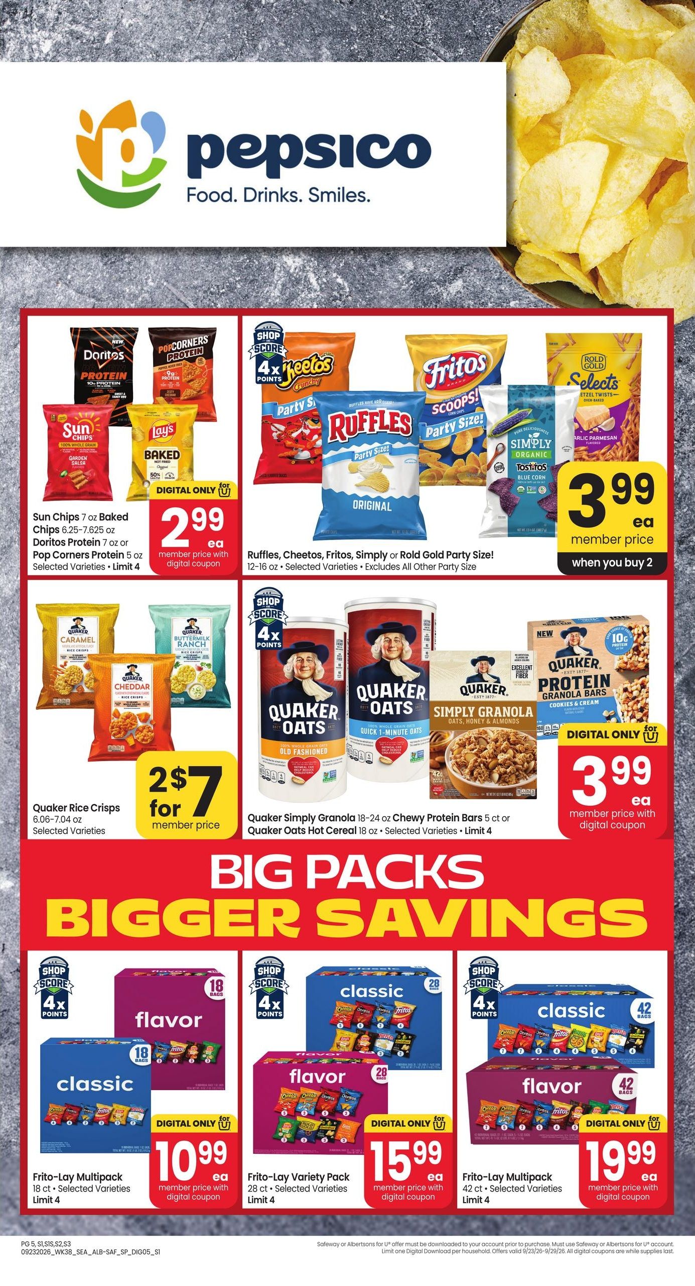 Albertsons (Everett Area, WA) Weekly Ad September 23 - 29, 2026