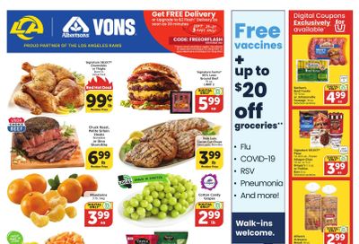 Albertsons (Fontana Area, CA) Weekly Ad September 23 - 29, 2026