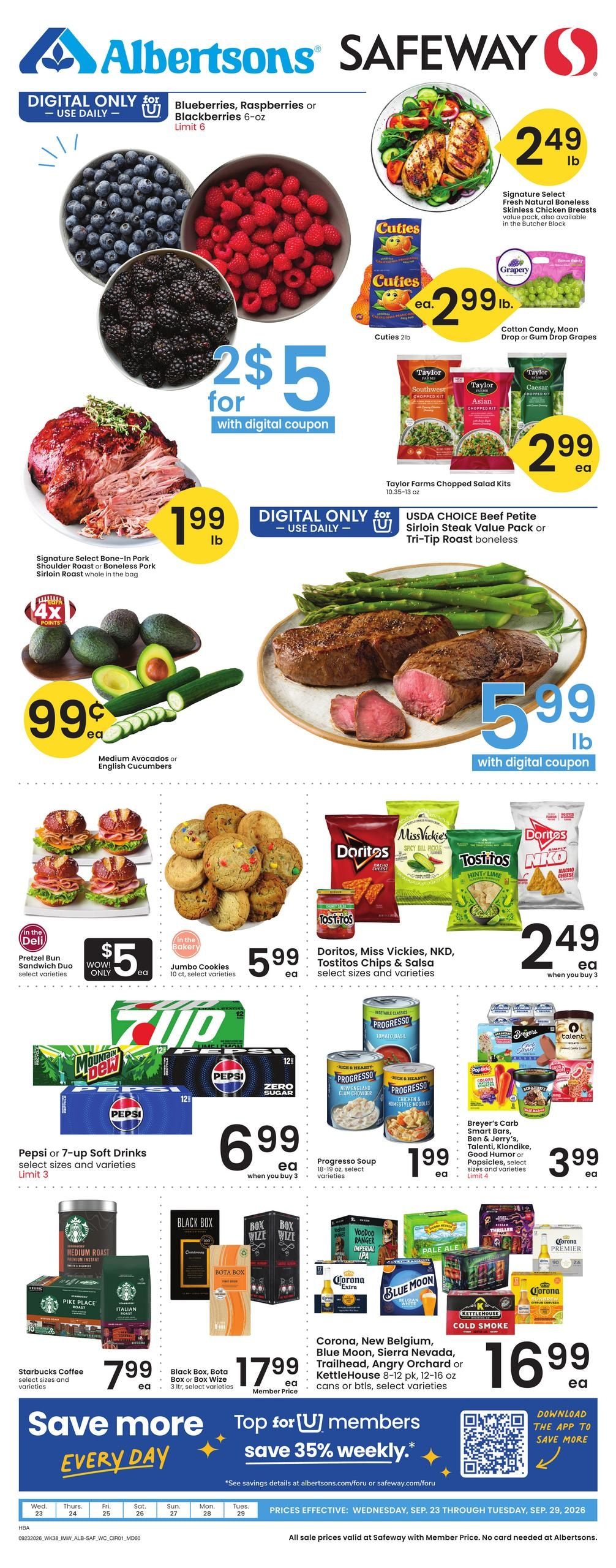 Albertsons (Helena Area, MT) Weekly Ad September 23 - 29, 2026