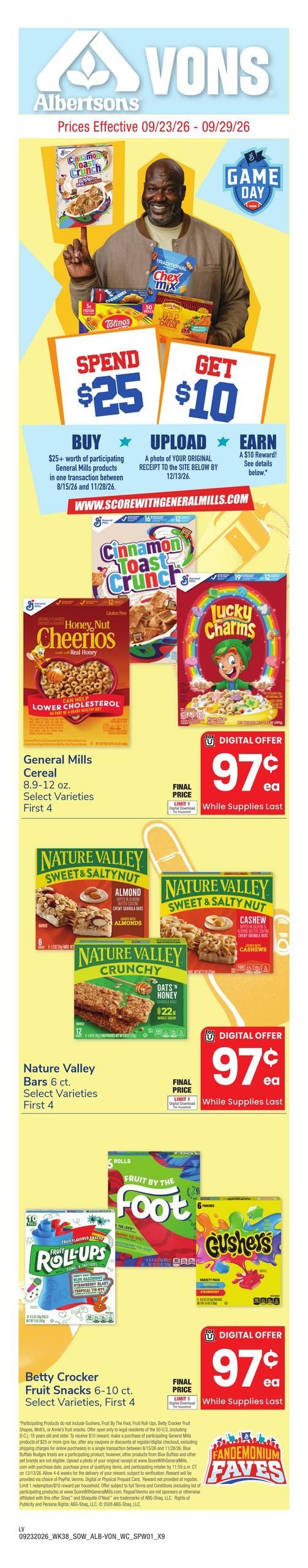 Albertsons (Henderson Area, NV) Weekly Ad September 23 - 29, 2026
