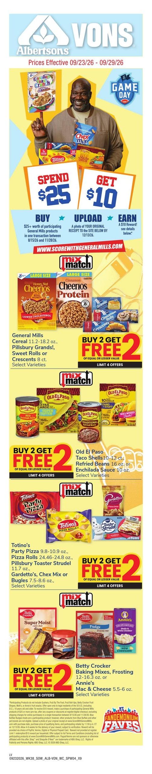 Albertsons (Henderson Area, NV) Weekly Ad September 23 - 29, 2026