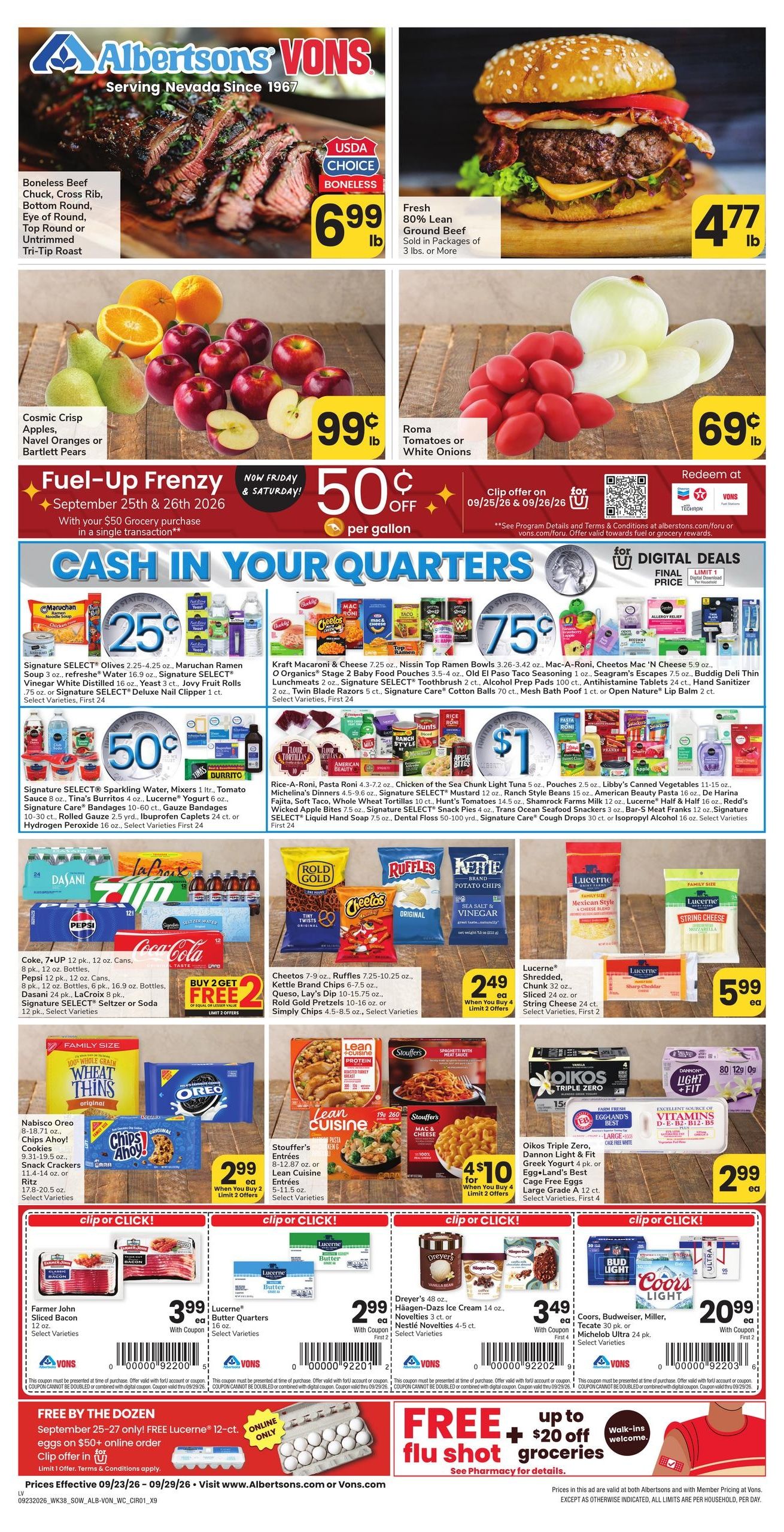 Albertsons (Henderson Area, NV) Weekly Ad September 23 - 29, 2026