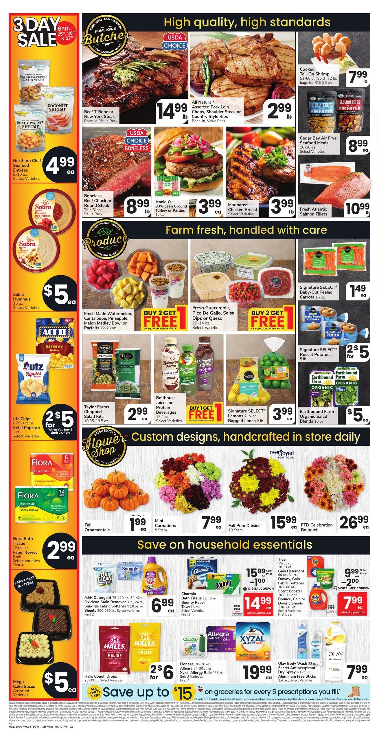 Albertsons (Henderson Area, NV) Weekly Ad September 23 - 29, 2026