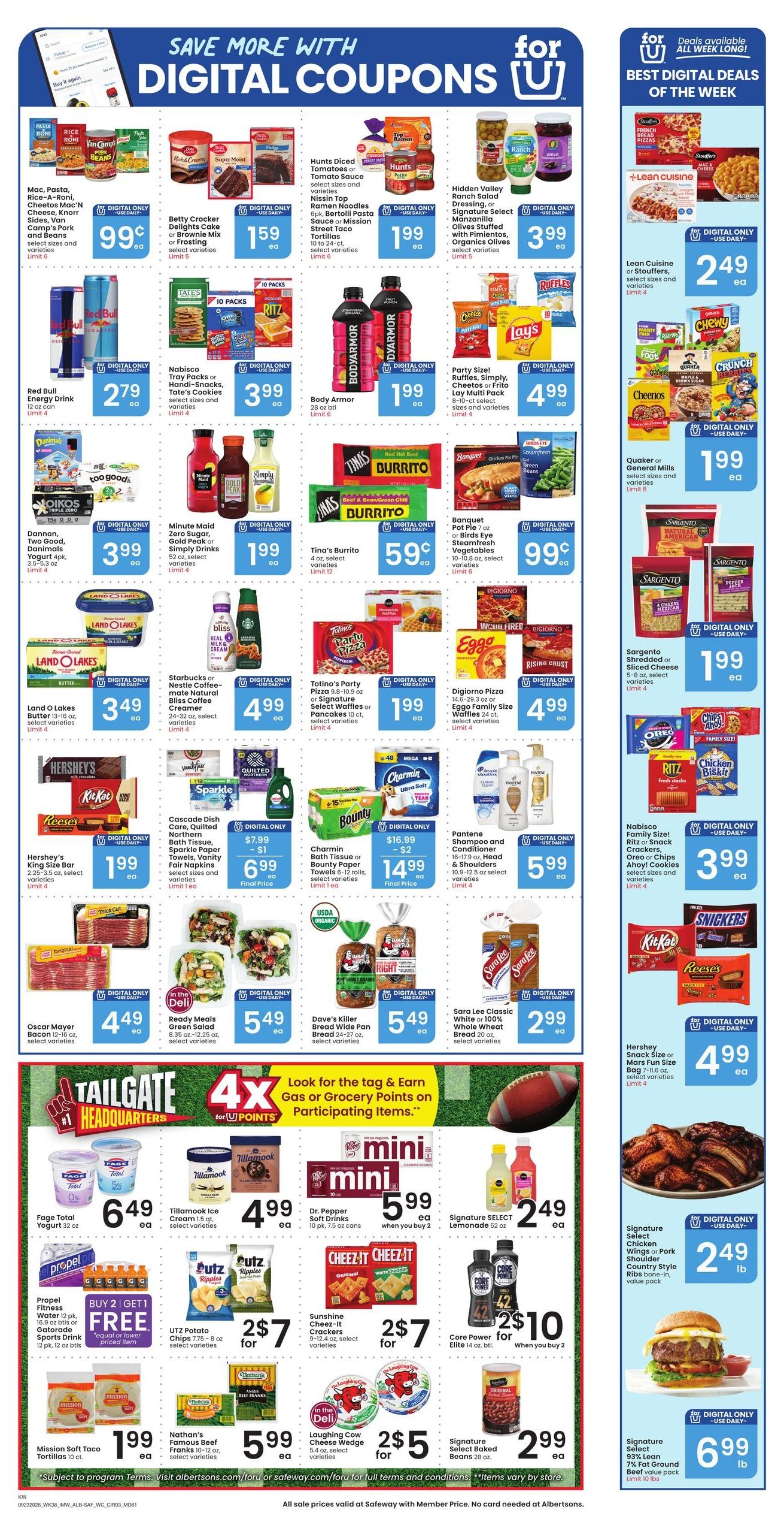 Albertsons Weekly Ad September 23 - 29, 2026