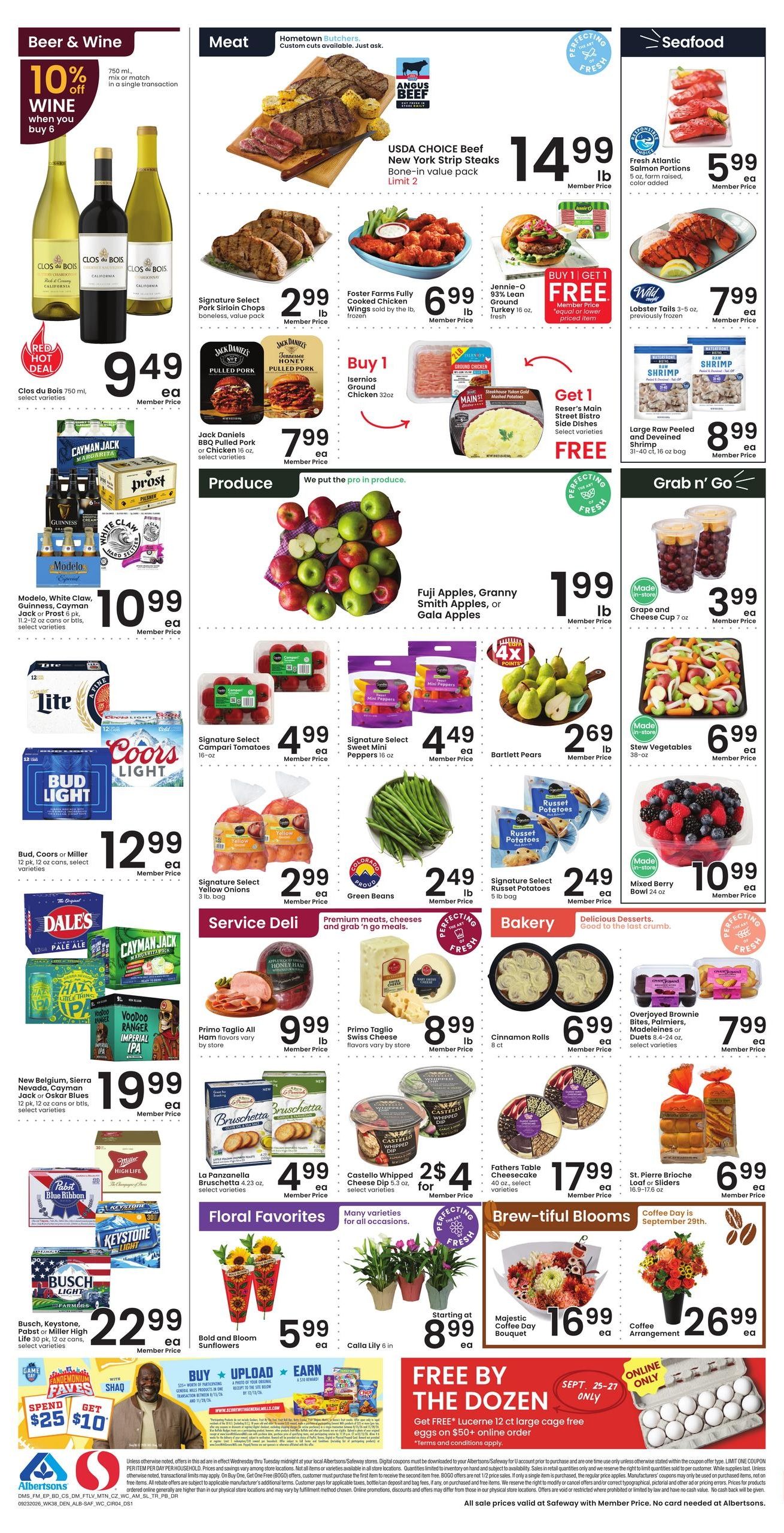 Albertsons Weekly Ad September 23 - 29, 2026