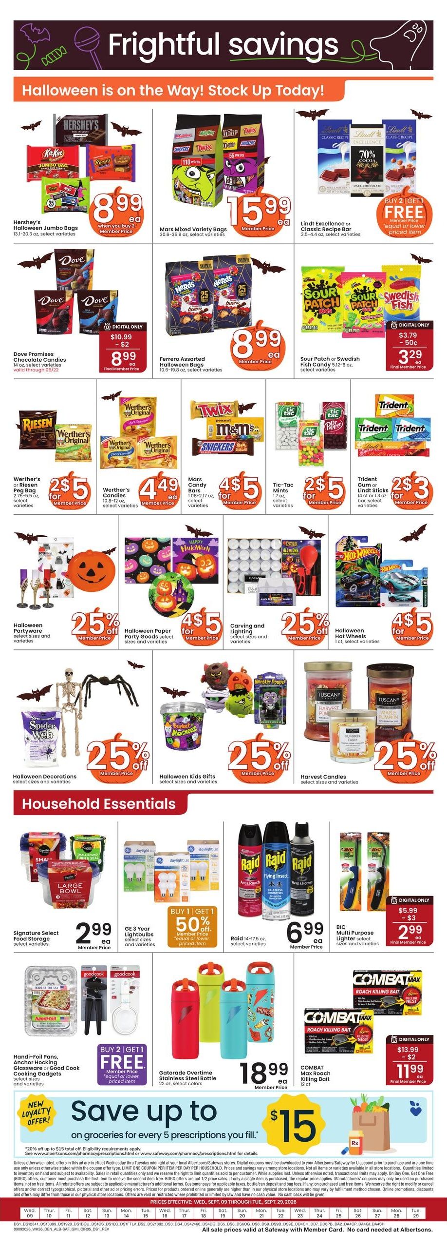 Albertsons Weekly Ad September 23 - 29, 2026