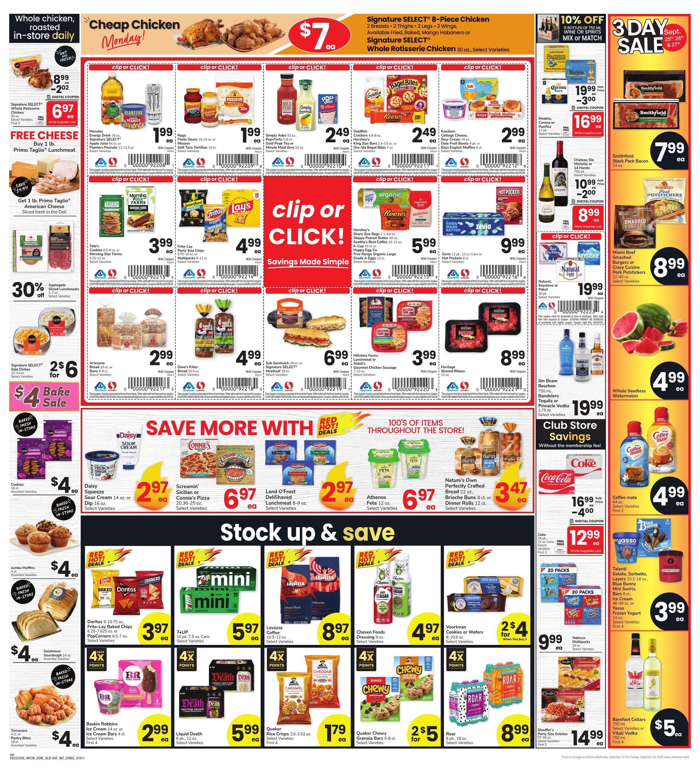 Albertsons (Las Cruces Area, NM) Weekly Ad September 23 - 29, 2026