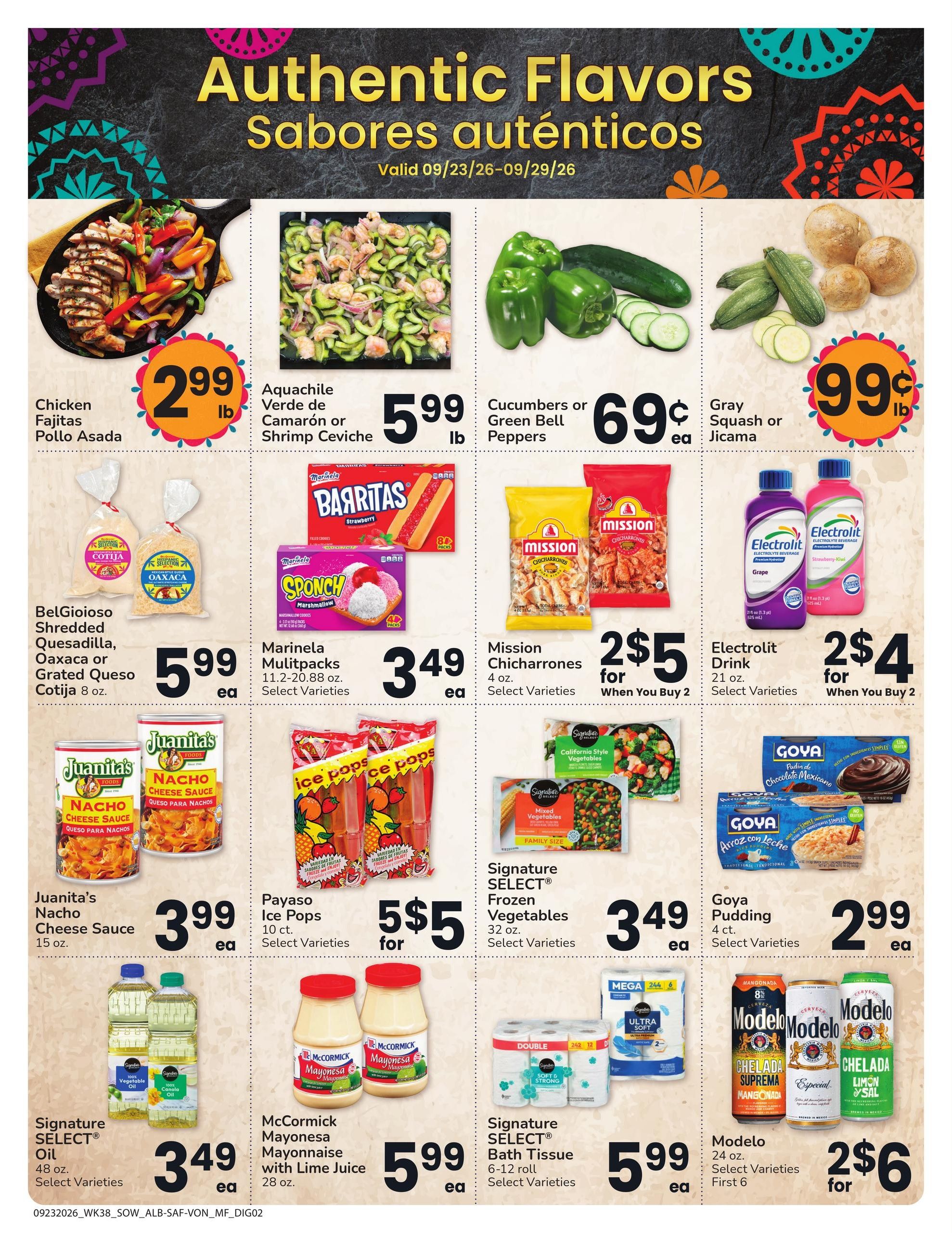 Albertsons (Las Vegas-North Las Vegas Area, NV) Weekly Ad September 23 - 29, 2026