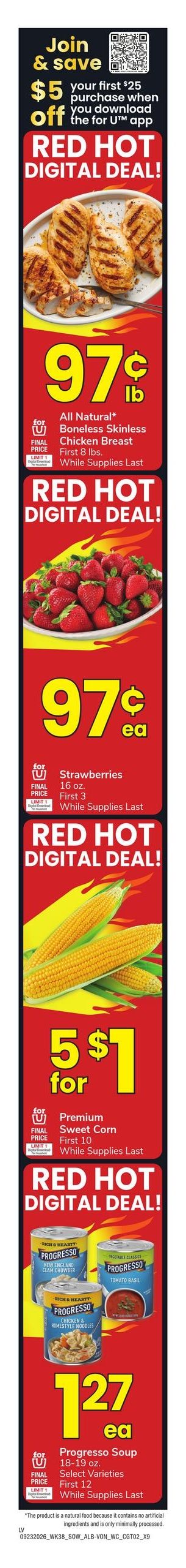 Albertsons (Las Vegas-North Las Vegas Area, NV) Weekly Ad September 23 - 29, 2026