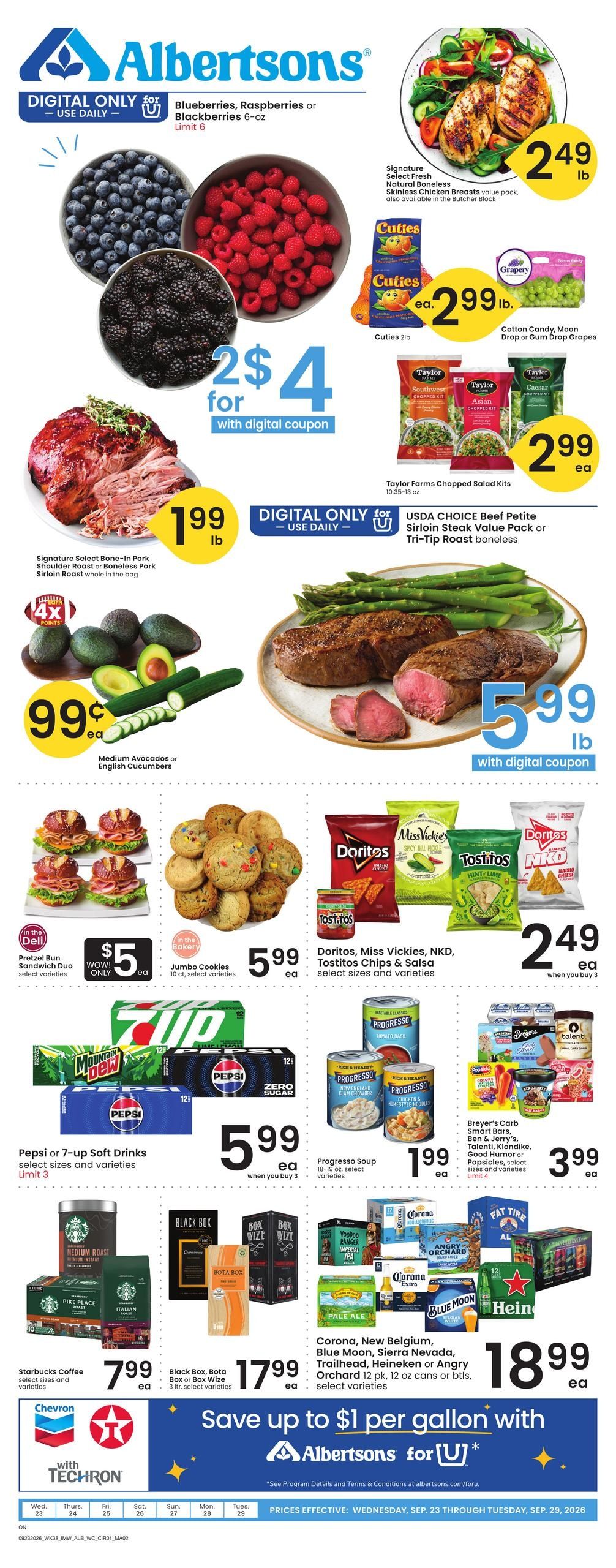 Albertsons (Ontario Area, OR) Weekly Ad September 23 - 29, 2026