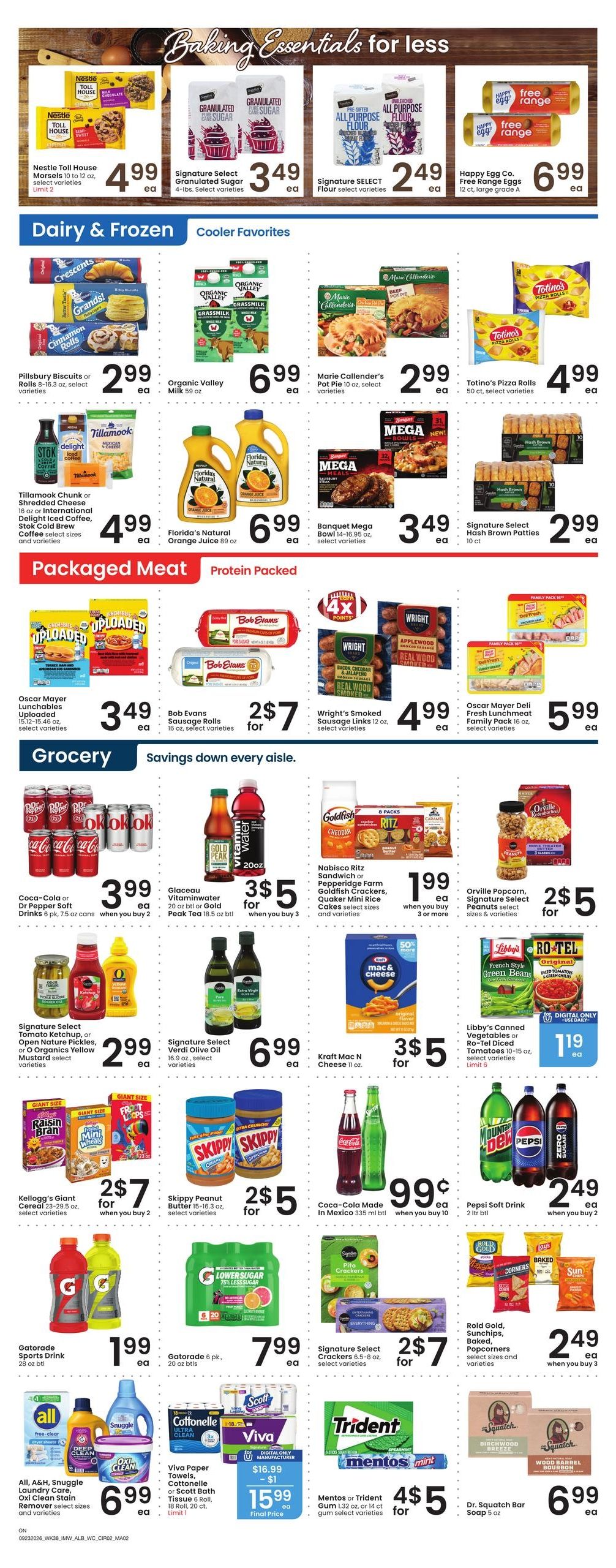 Albertsons (Ontario Area, OR) Weekly Ad September 23 - 29, 2026