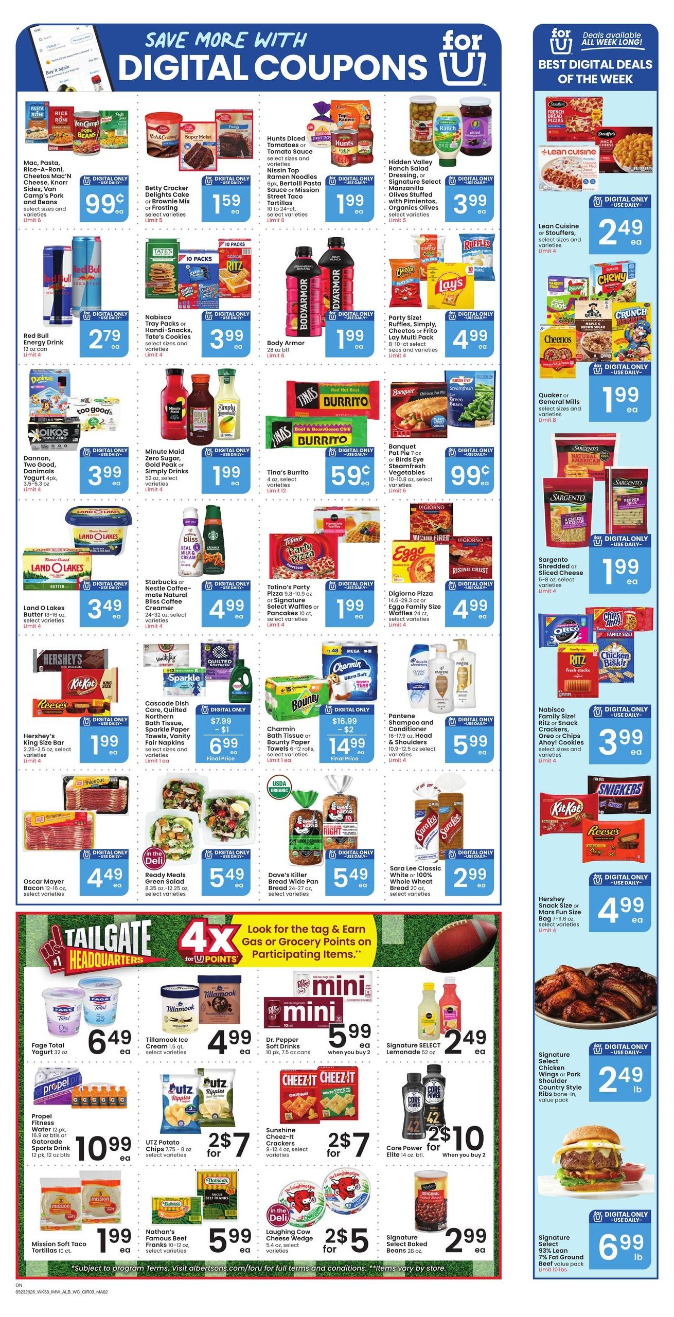 Albertsons (Ontario Area, OR) Weekly Ad September 23 - 29, 2026