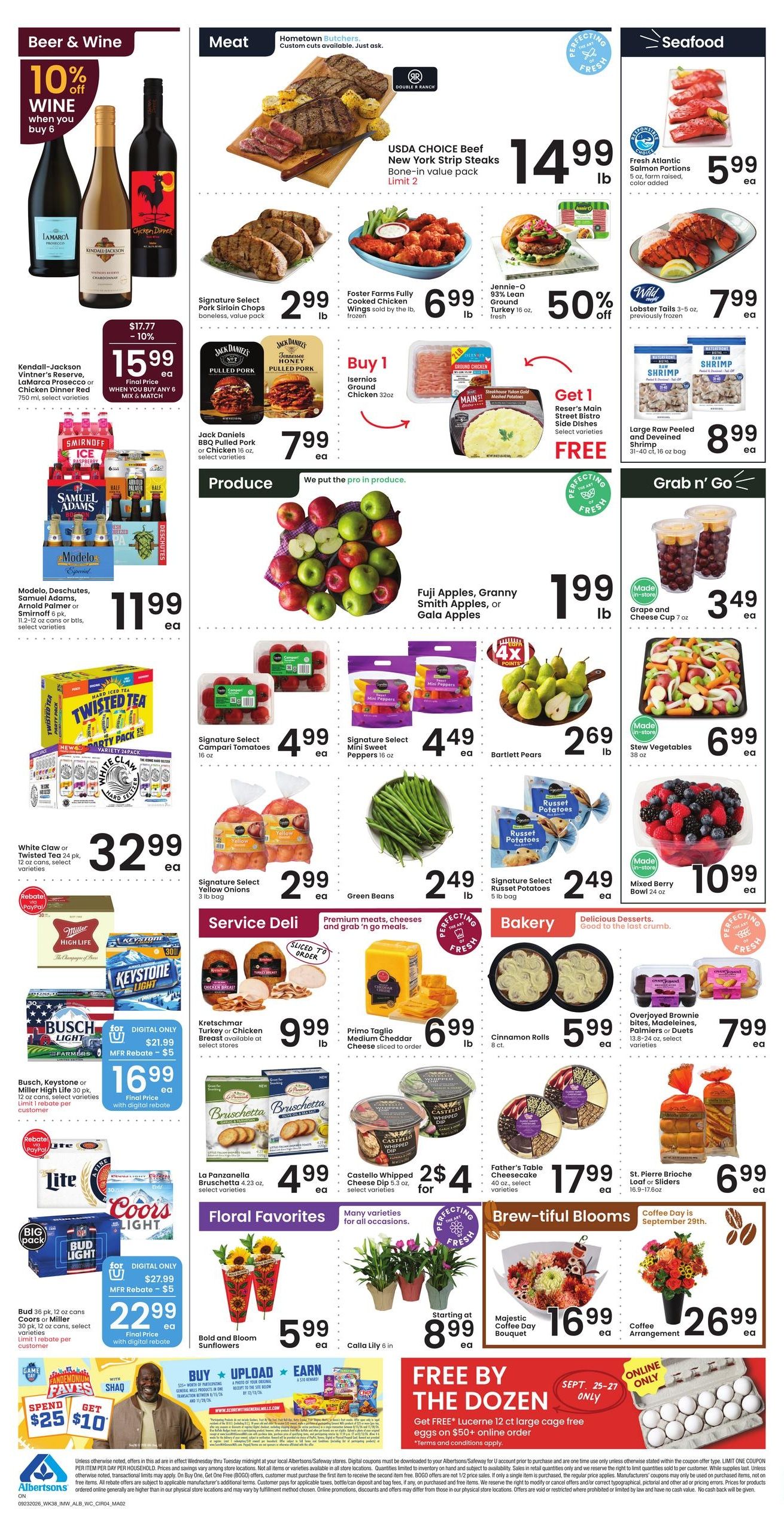 Albertsons (Ontario Area, OR) Weekly Ad September 23 - 29, 2026