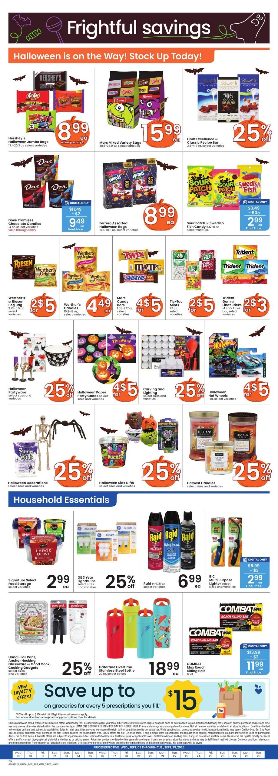 Albertsons (Ontario Area, OR) Weekly Ad September 23 - 29, 2026