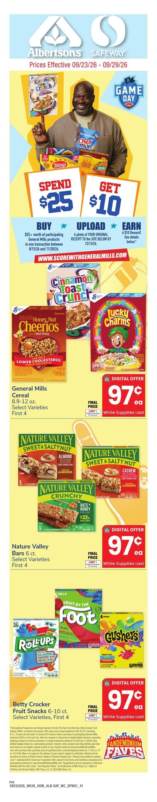 Albertsons (Phoenix-Yuma Area, AZ) Weekly Ad September 23 - 29, 2026