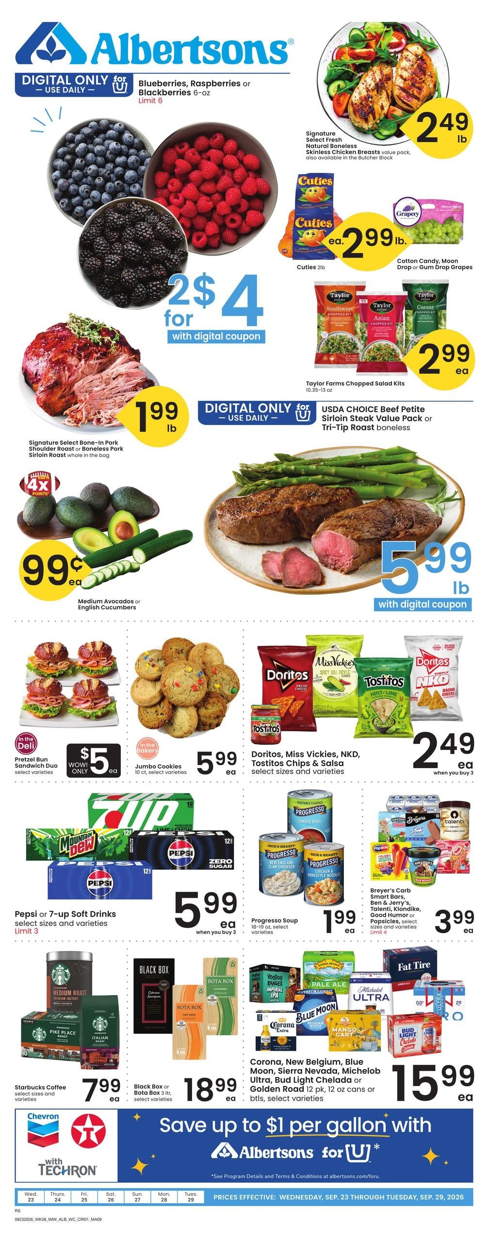 Albertsons (Point Of Rocks Area, WY) Weekly Ad September 23 - 29, 2026