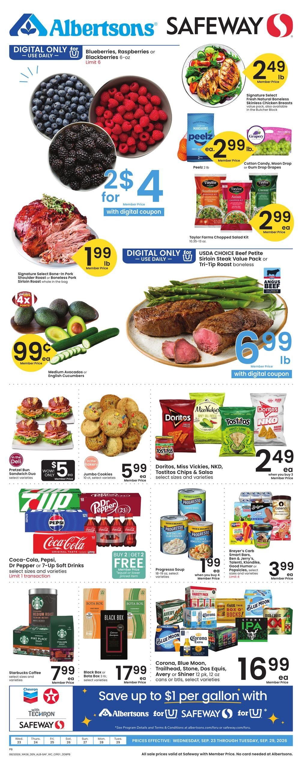 Albertsons (Florence-Pueblo Area, CO) Weekly Ad September 23 - 29, 2026