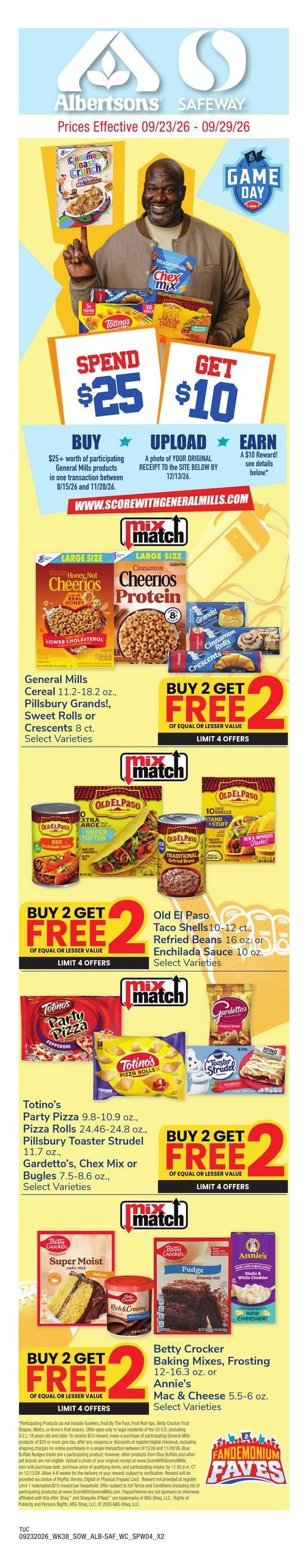 Albertsons (Tucson Area, AZ) Weekly Ad September 23 - 29, 2026