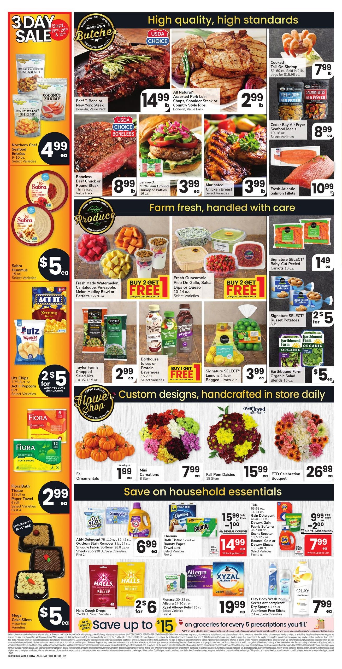 Albertsons Weekly Ad September 23 - 29, 2026