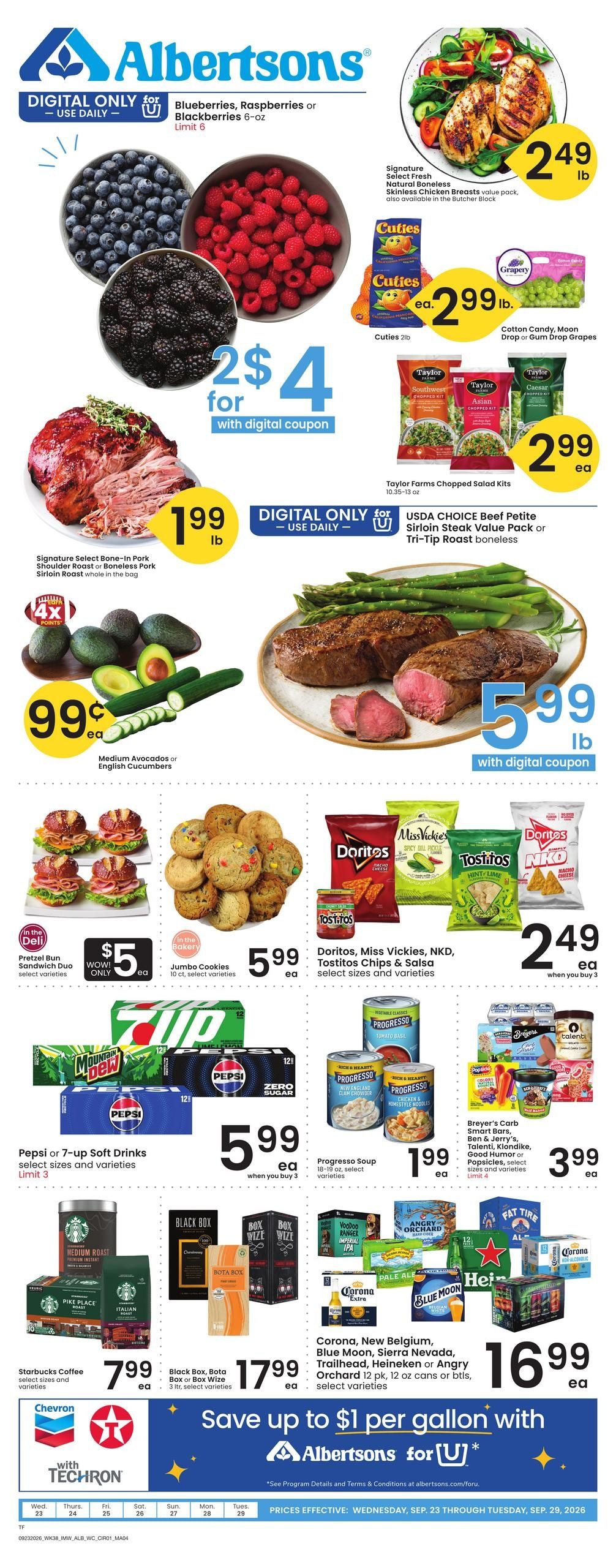 Albertsons (Buhl Area, ID) Weekly Ad September 23 - 29, 2026