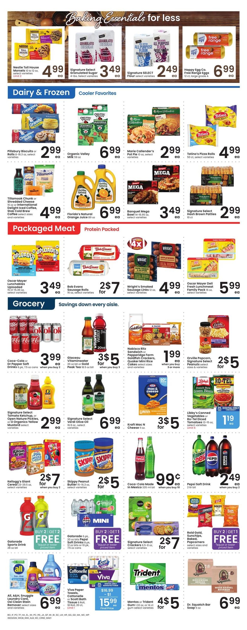 Albertsons (Buhl Area, ID) Weekly Ad September 23 - 29, 2026