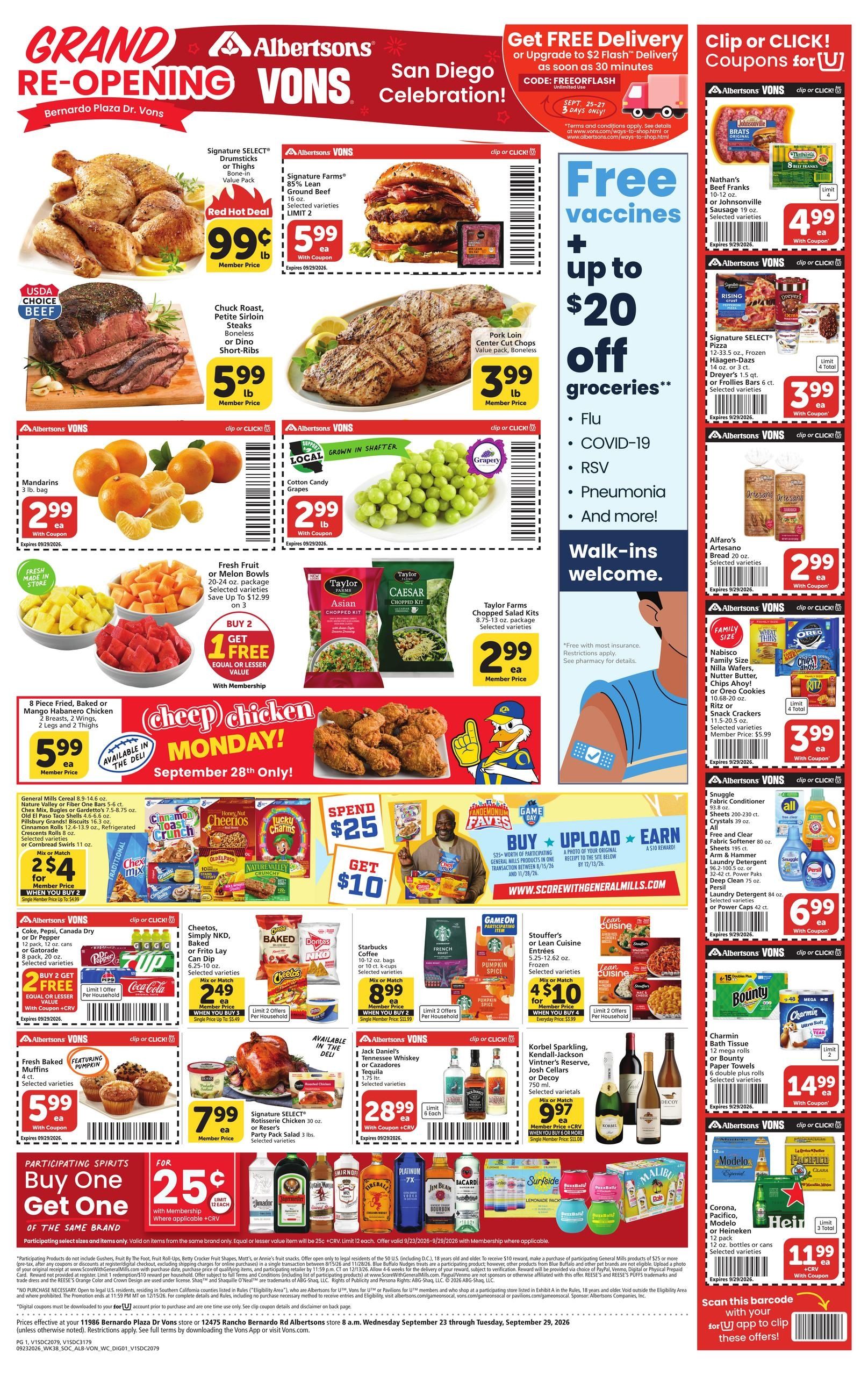 Albertsons Weekly Ad September 23 - 29, 2026