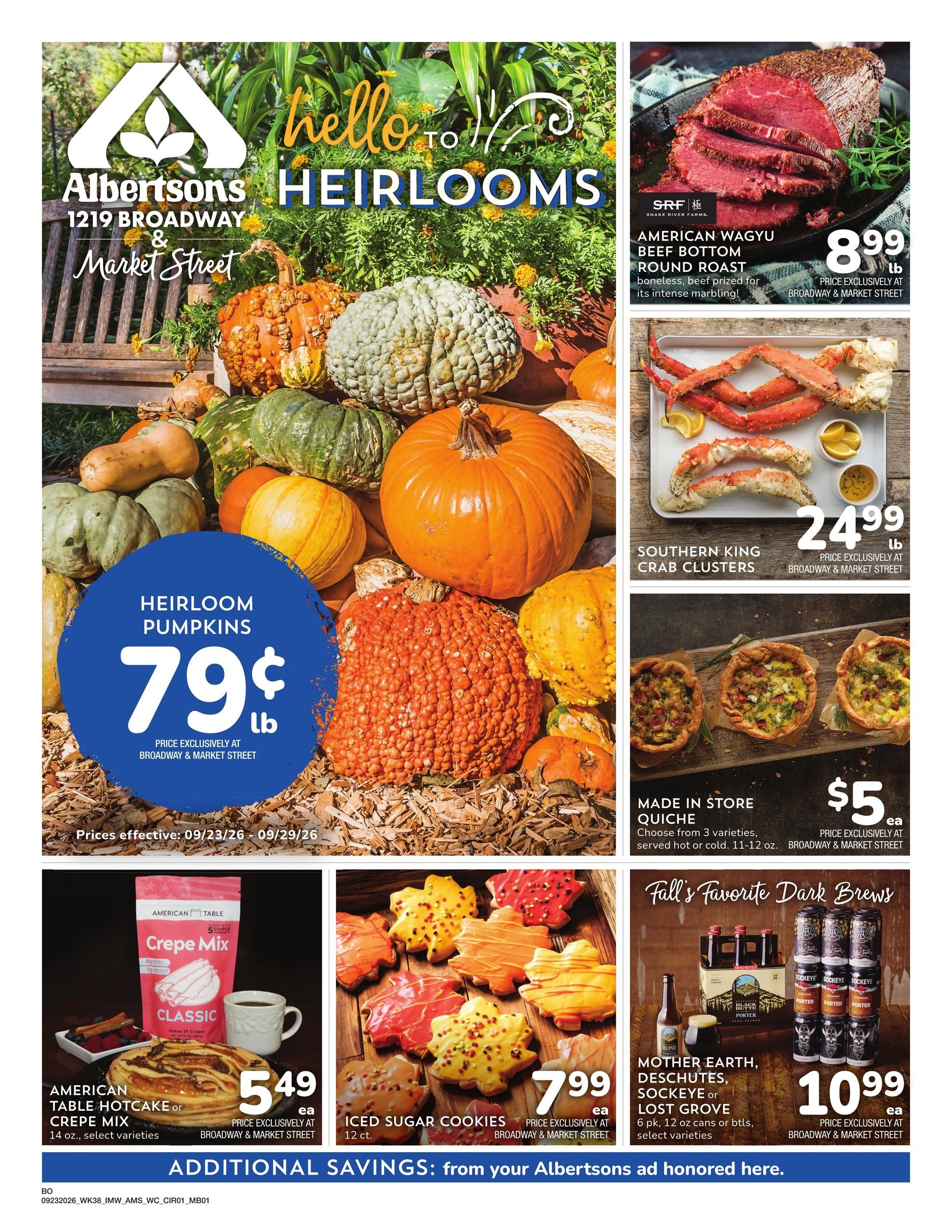 Albertsons Weekly Ad September 23 - 29, 2026