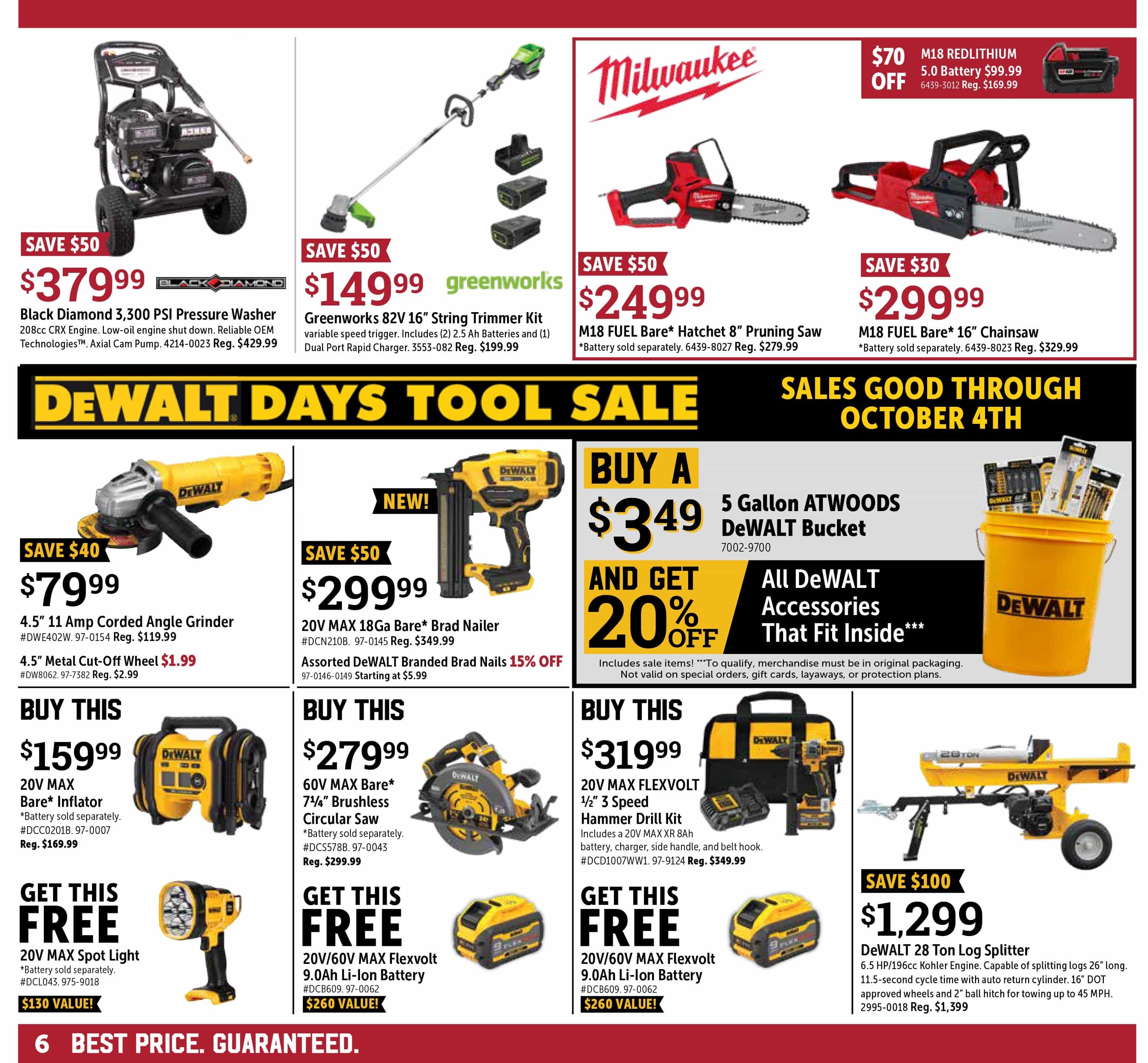 Atwoods Weekly Ad September 22 - October 4, 2026
